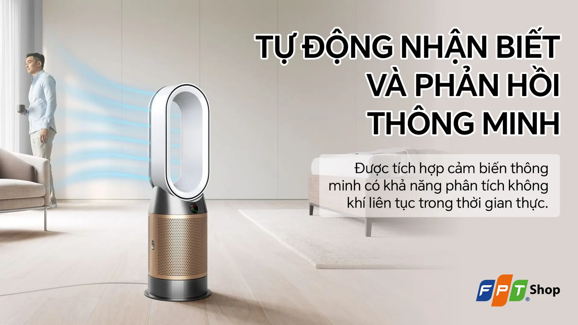 Máy lọc không khí Dyson Purifier Hot+Cool HP2 De-Nox