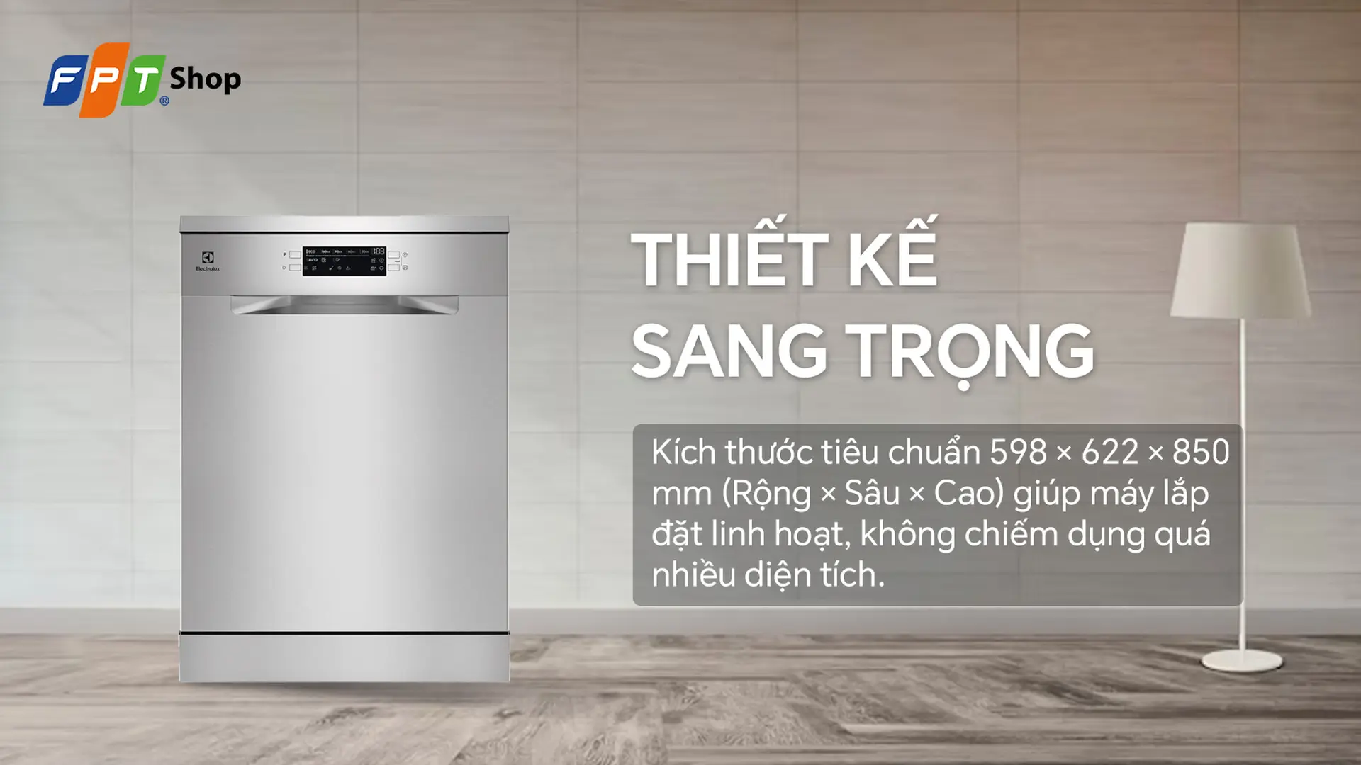 Máy rửa bát độc lập Electrolux Ultimate Care 300 13 bộ (ESA47200SX)