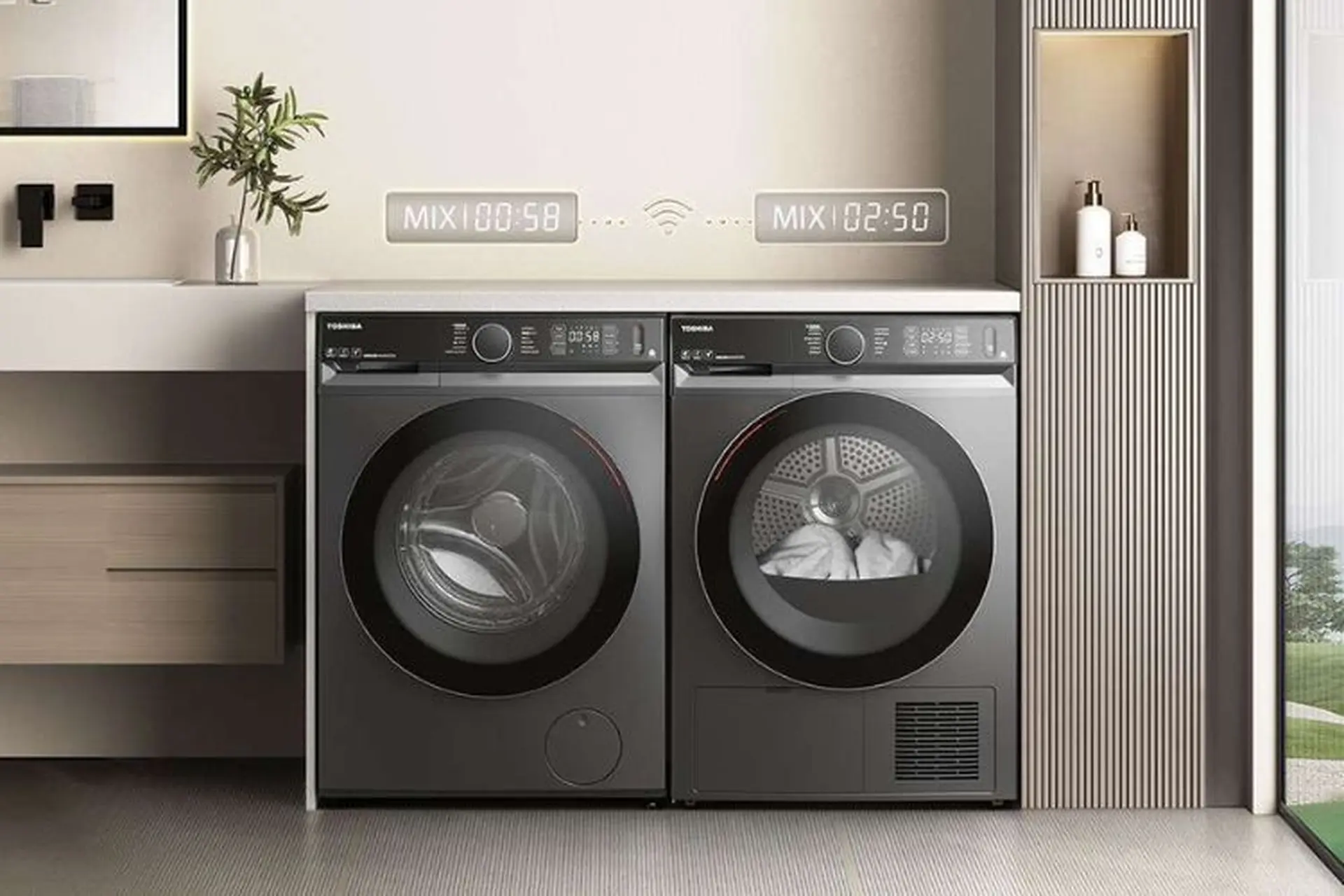 Máy sấy bơm nhiệt là gì? Tìm hiểu chi tiết về máy sấy bơm nhiệt Toshiba Inverter 10 kg TD-BK110GHV(MK)