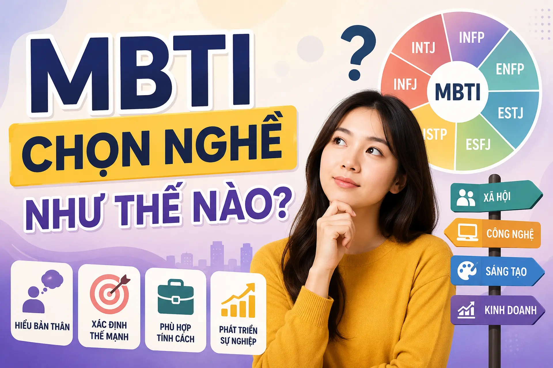 MBTI chọn nghề như thế nào? Cách lựa chọn công việc phù hợp với từng nhóm tính cách