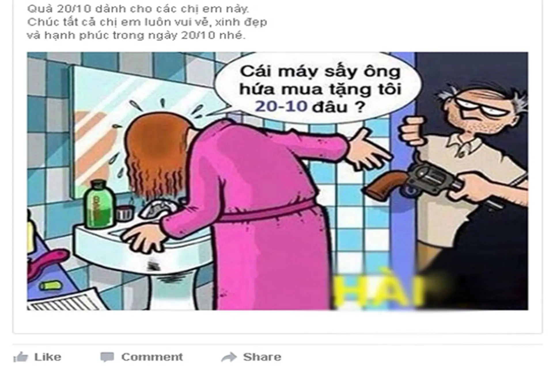 Cười thả ga cùng những bức meme ảnh chế ngày 20/10 đỉnh cao – Hãy chia sẻ đến một nửa thế giới của bạn!