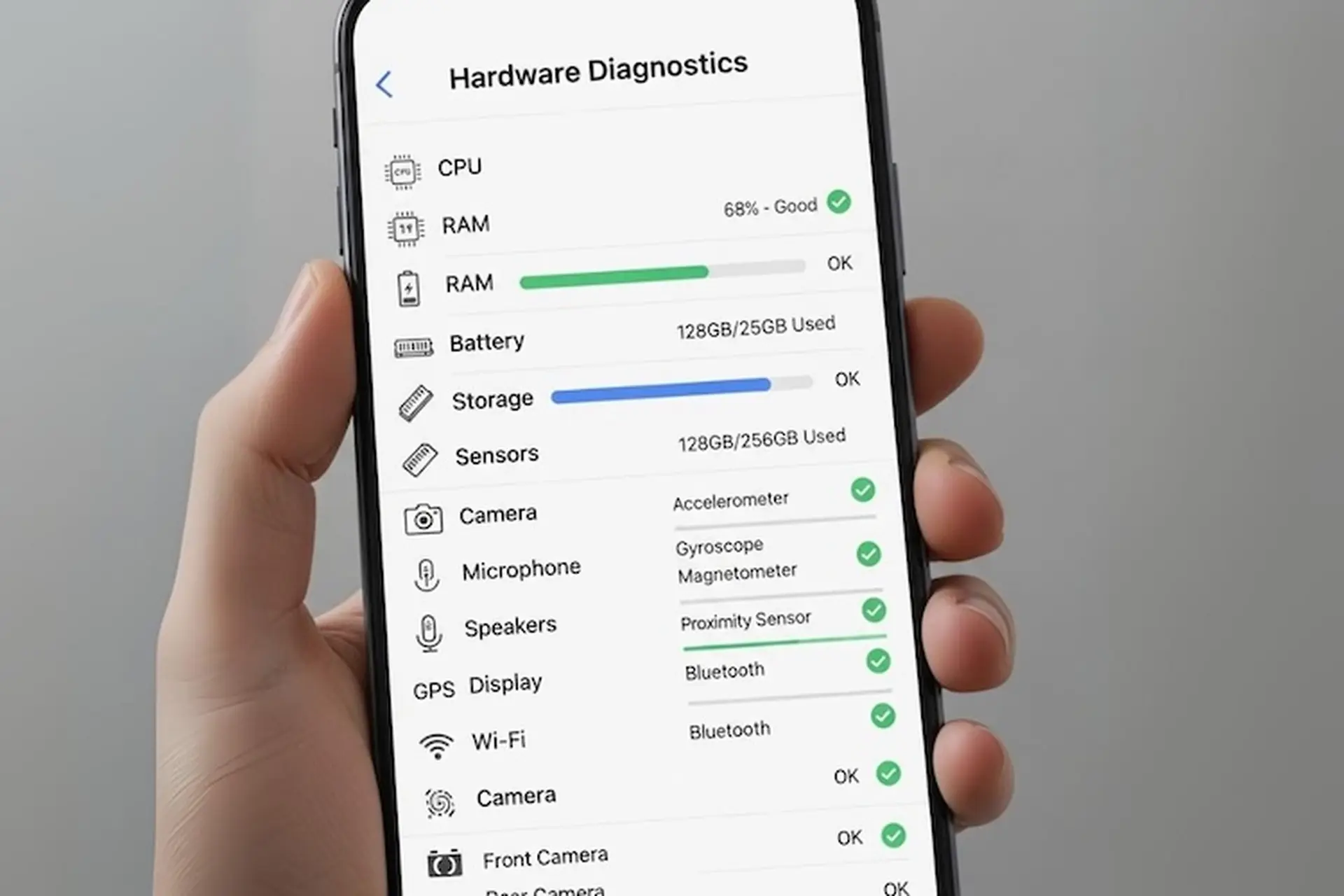 Hướng dẫn kiểm tra cảm biến trên Android để khắc phục triệt để tình trạng máy không tự tắt màn hình khi nghe gọi