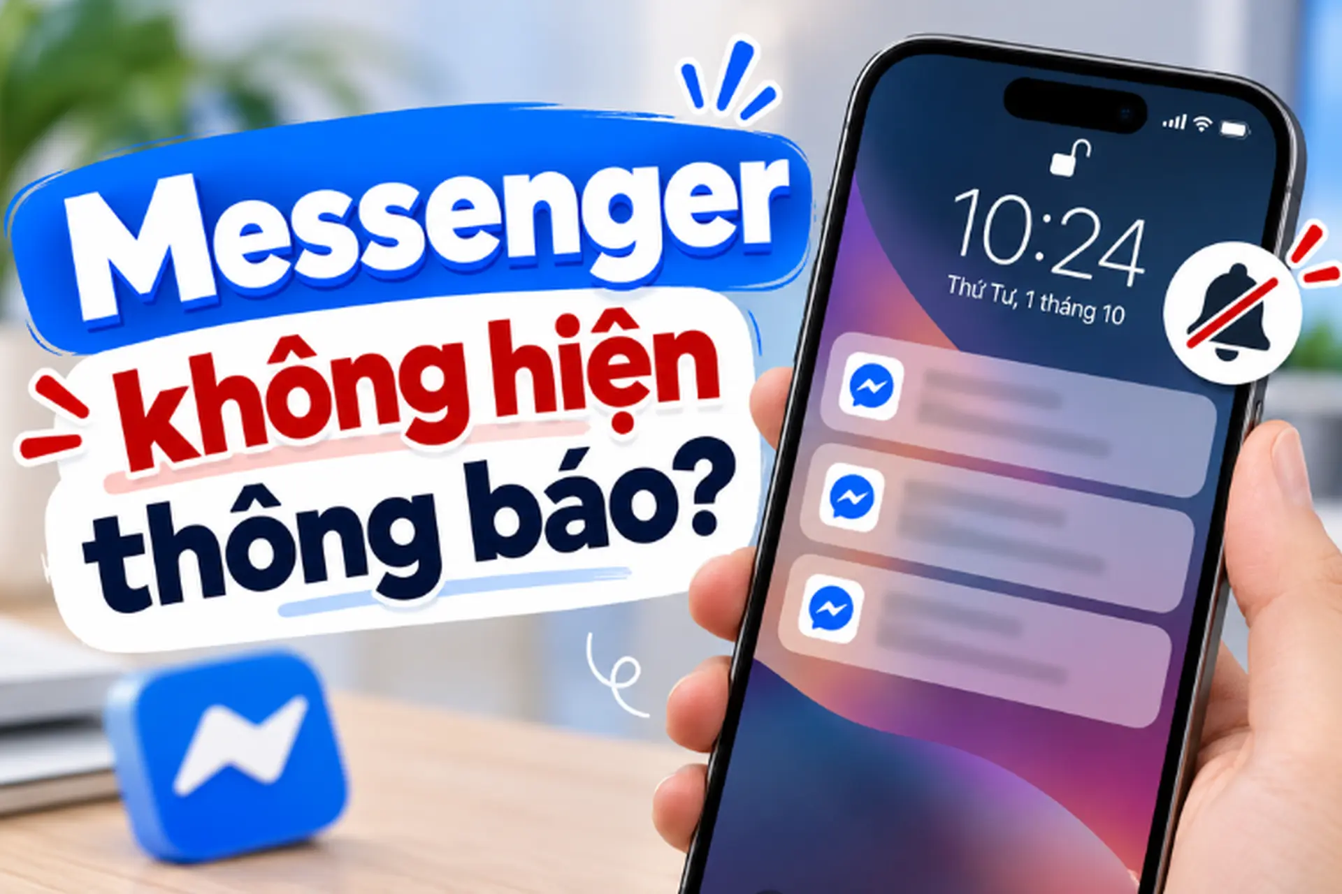 Messenger không hiện thông báo: 5 cách khắc phục nhanh trên iPhone và Android