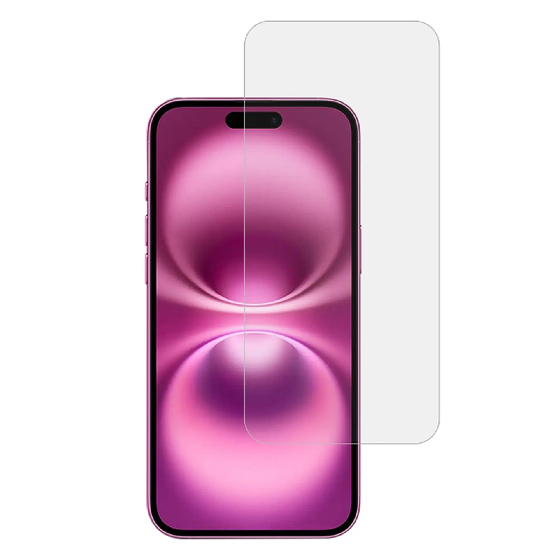 Miếng dán màn hình kính cường lực iPhone 16 Plus viền trong suốt YVS 5D