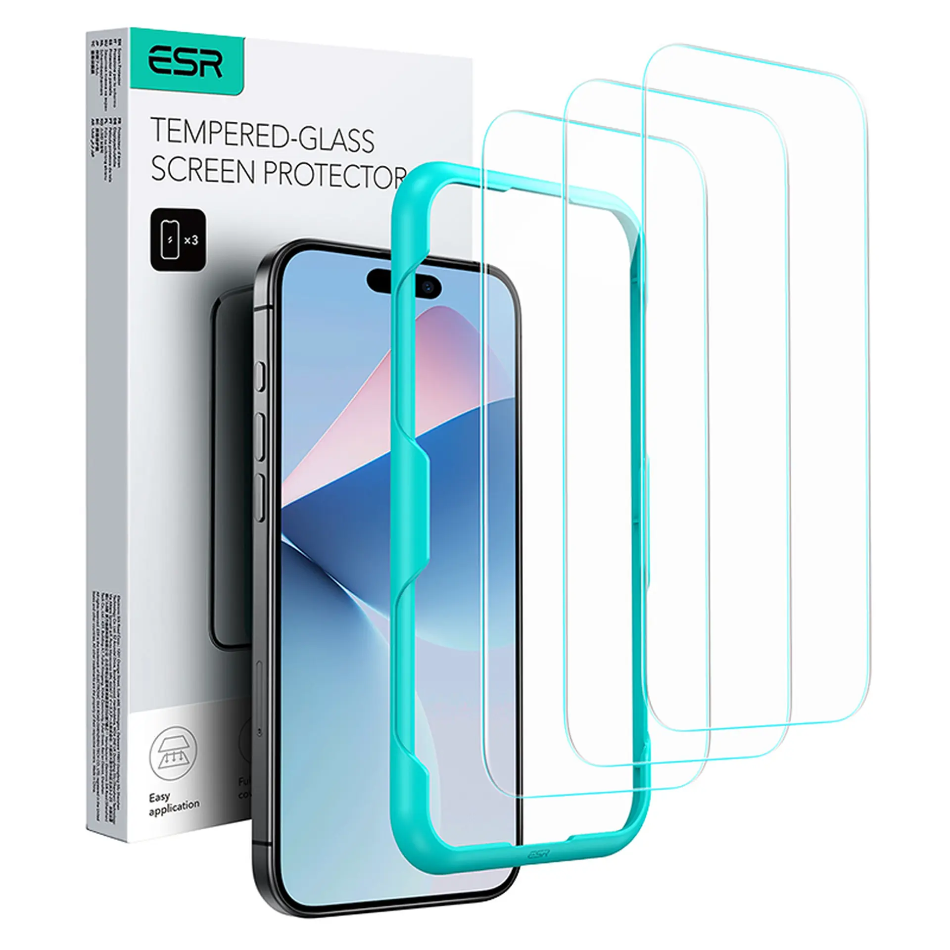 Miếng dán màn hình kính cường lực iPhone 16 Pro ESR