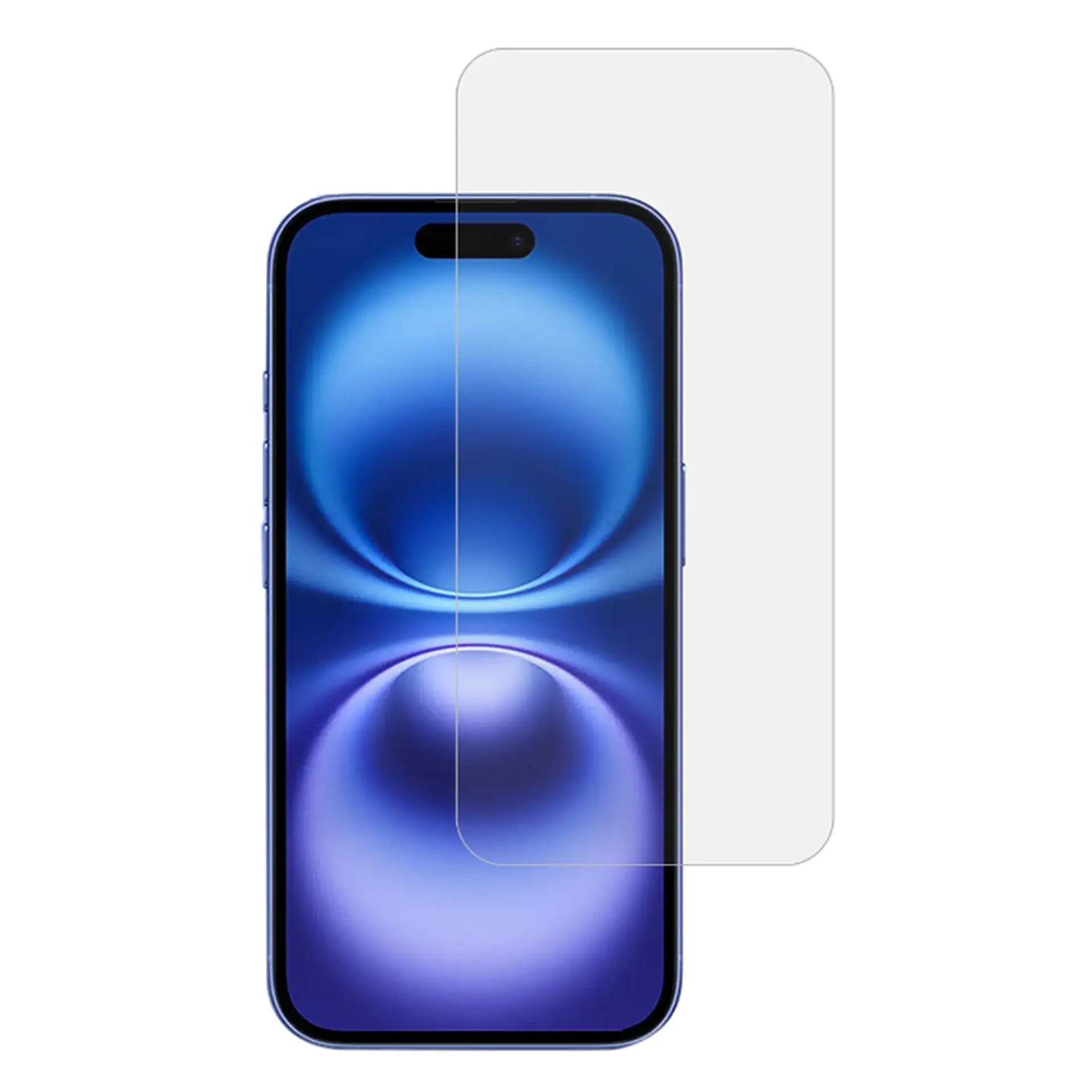 Miếng dán màn hình kính cường lực iPhone 16 viền trong suốt YVS 5D