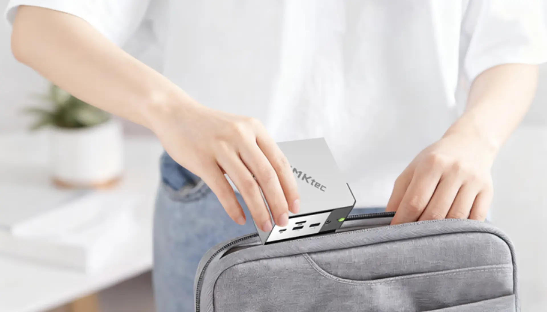 Mini PC Gmktec NucBox M8 ra mắt: Gọn trong lòng bàn tay, chạy game và đồ họa mượt