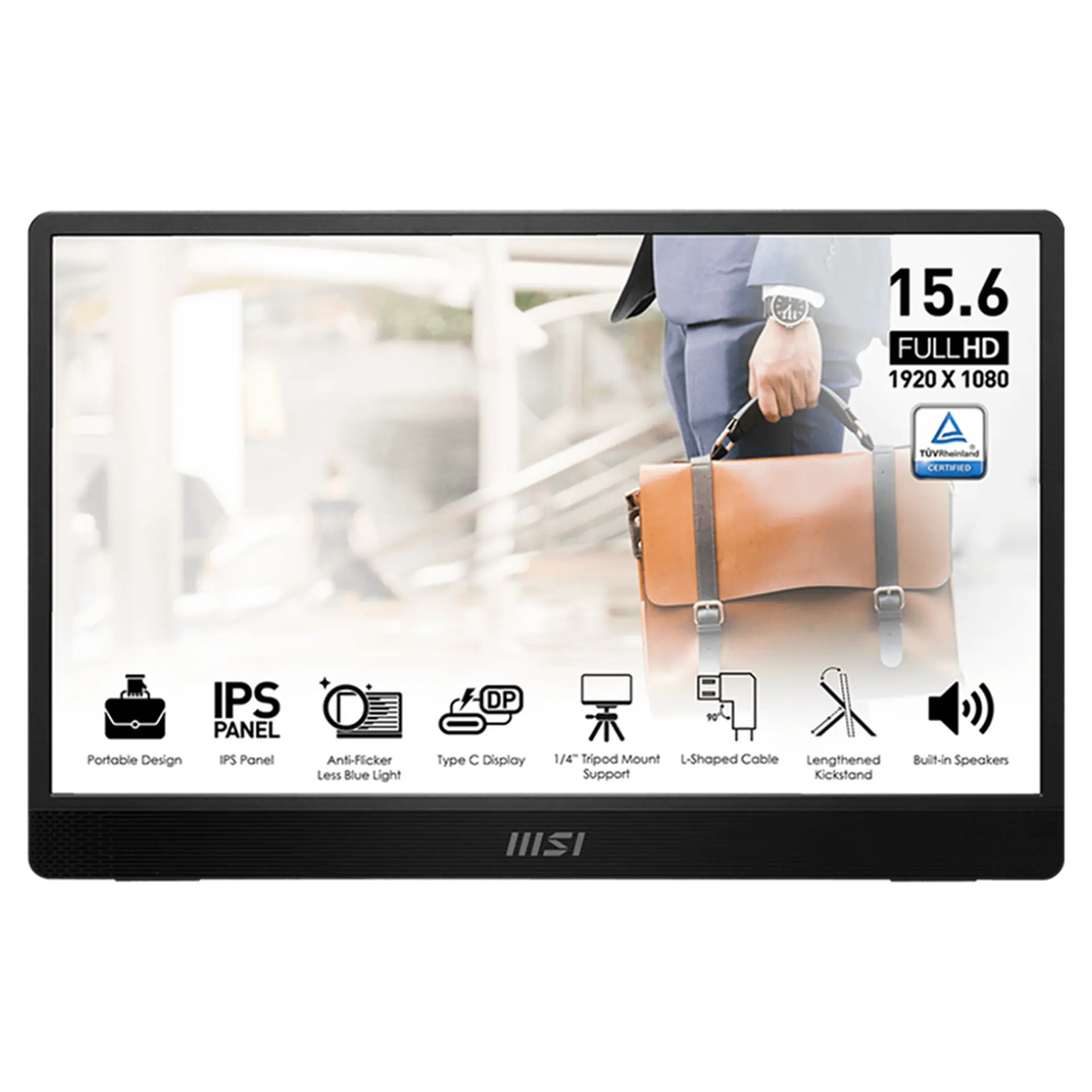 Màn hình di động MSI Pro MP161 E2/15.6 inch/FullHD (1920x1080)/IPS 60Hz