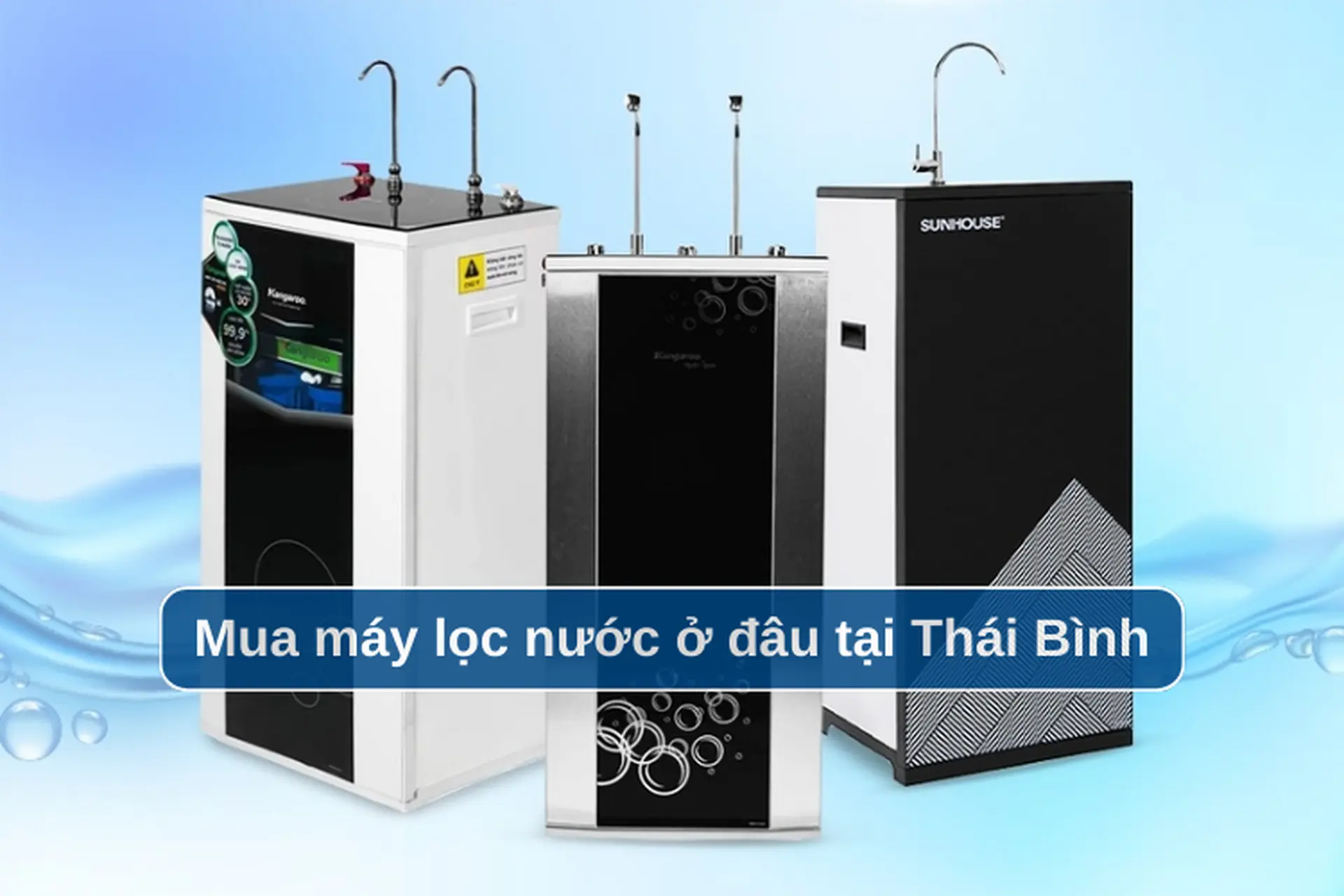 Nên mua máy lọc nước ở đâu tại Thái Bình? Gợi ý top 6 máy lọc nước hiệu suất cao 