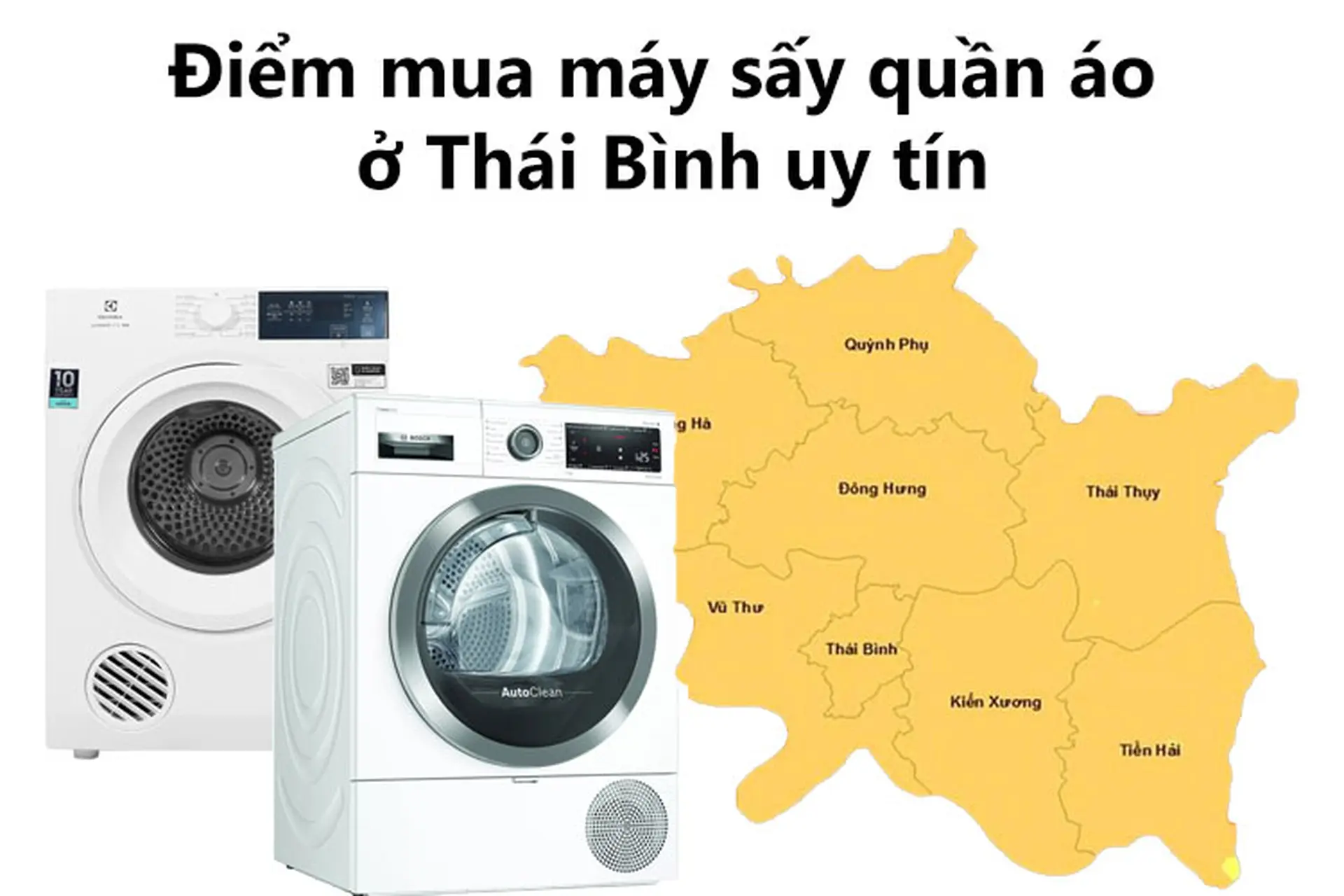 Mua máy sấy quần áo ở đâu tại Thái Bình uy tín? 6 mẫu máy sấy quần áo bạn không nên bỏ lỡ