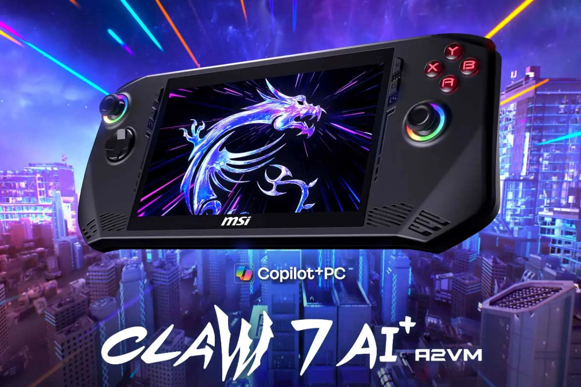Mua MSI Claw 7 AI+ A2VM tại FPT Shop, nhận trọn bộ quà gaming giá trị