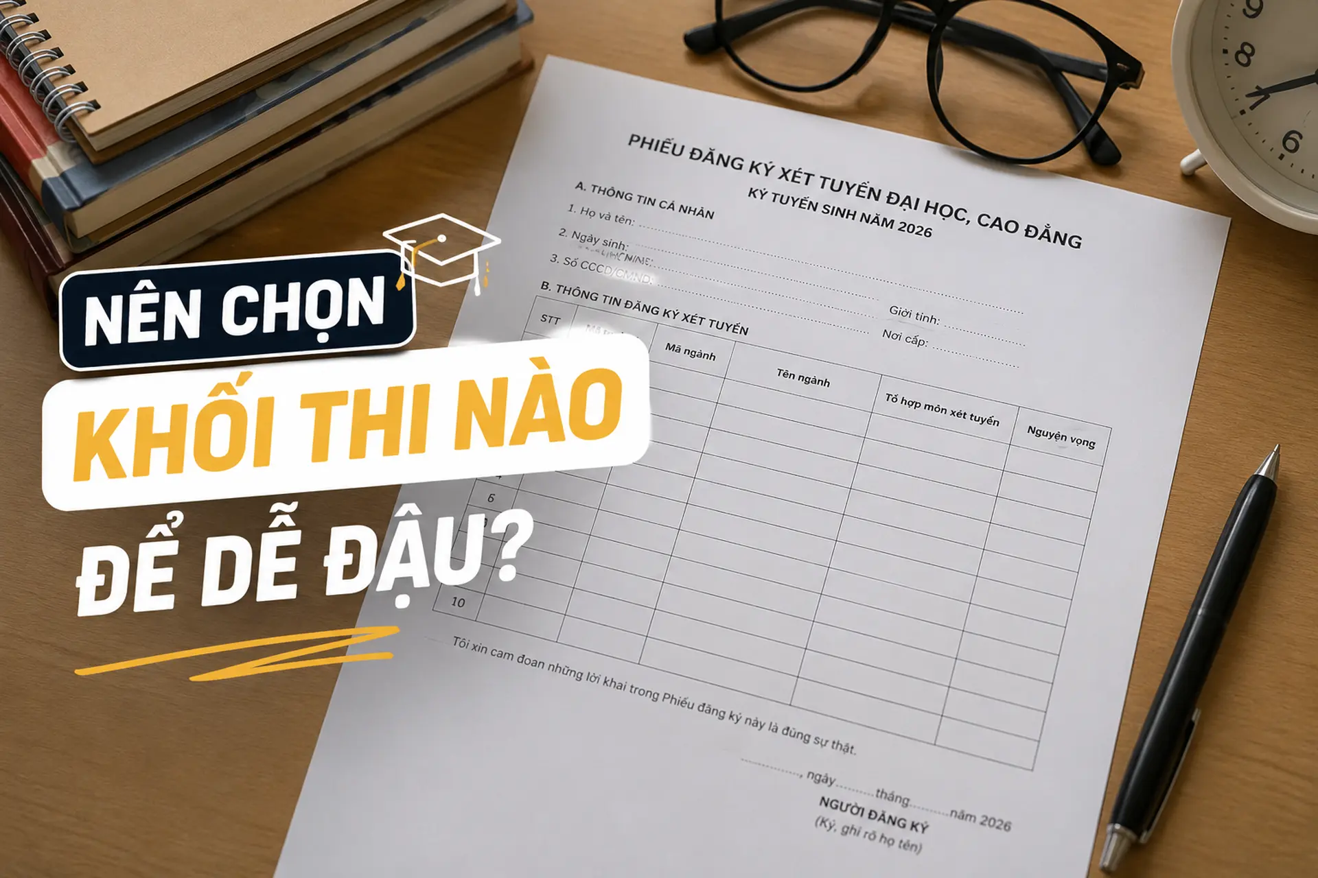 Nên chọn khối thi nào để dễ đậu? Những sai lầm cần tránh để mở rộng cơ hội trúng tuyển vào đại học