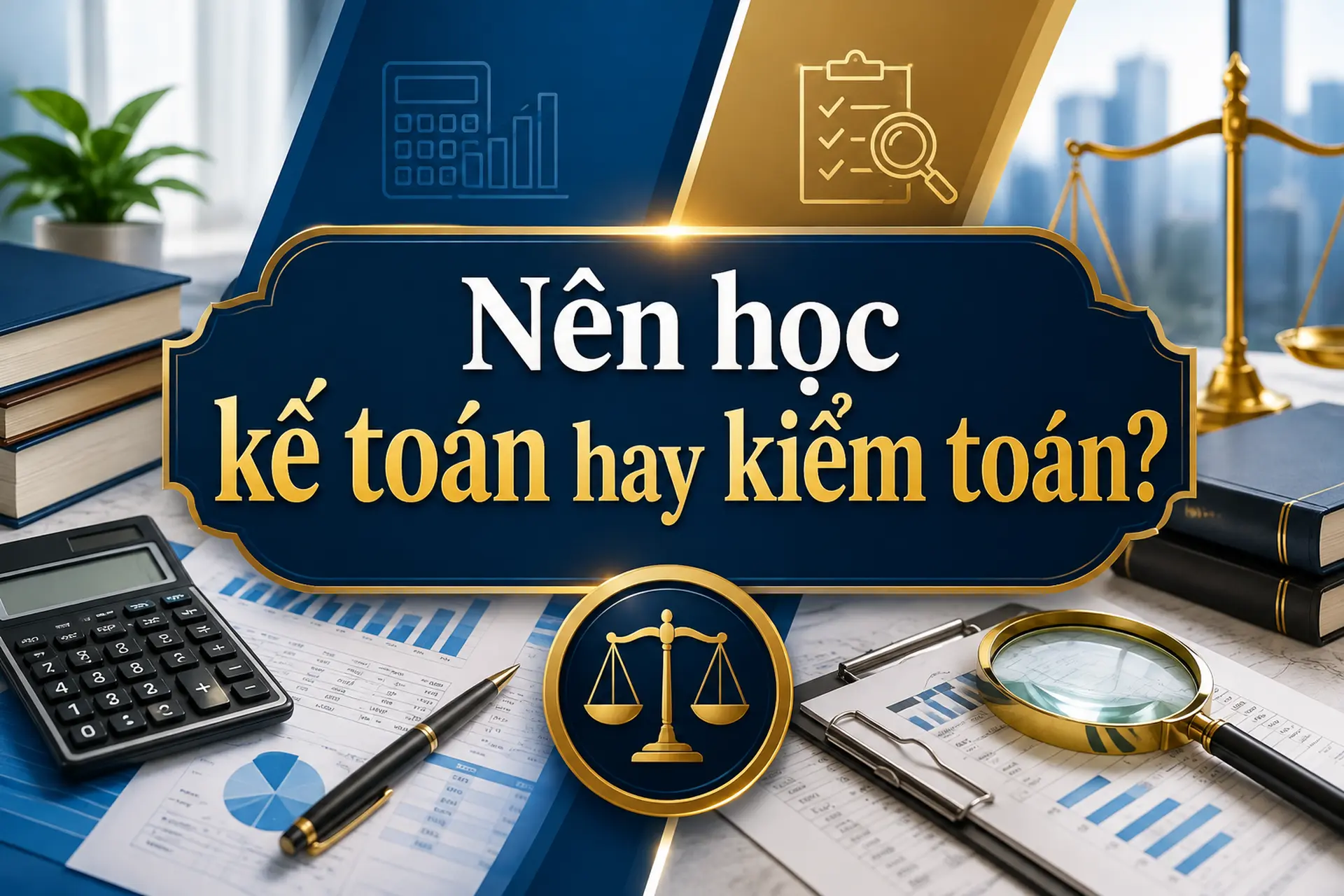 Nên học kế toán hay kiểm toán? So sánh ngành học, công việc và cơ hội phát triển