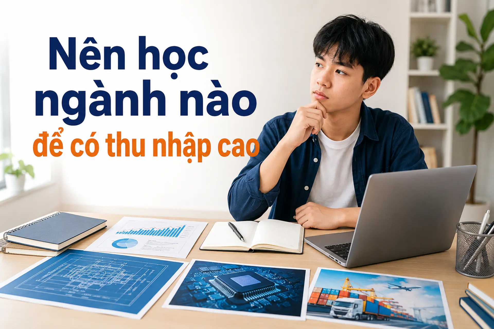 Nên học ngành nào để có thu nhập cao? 7 nhóm ngành tiềm năng và kinh nghiệm chọn nghề phù hợp
