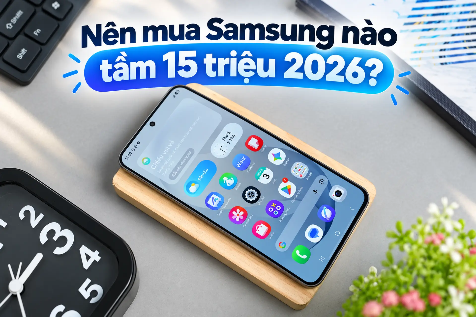Nên mua Samsung nào tầm 15 triệu 2026? Top 5 smartphone đáng chọn với hiệu năng mạnh