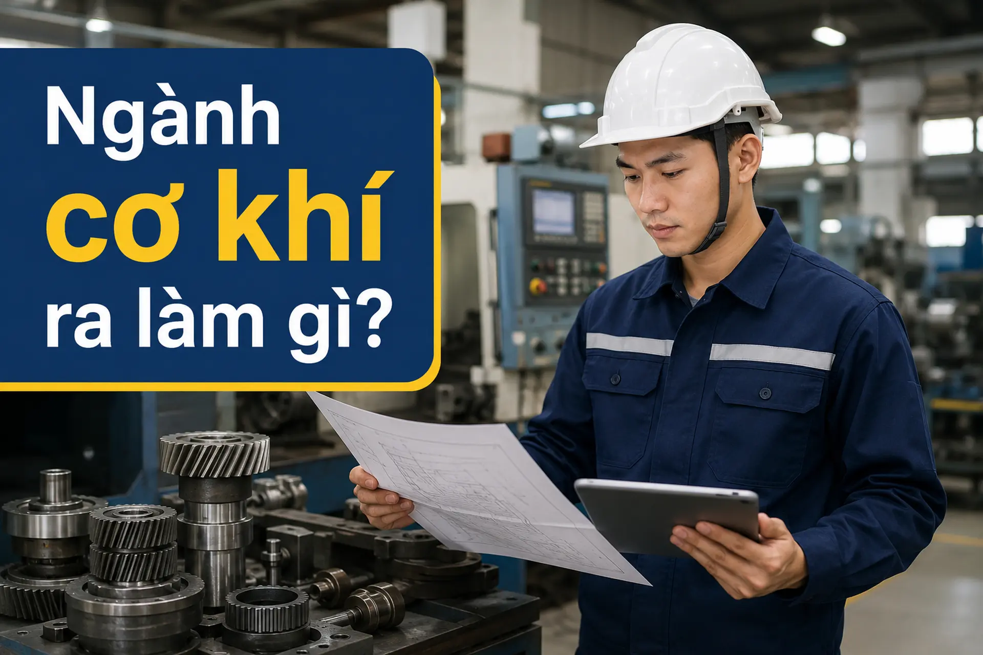 Ngành cơ khí ra làm gì? Khám phá vị trí việc làm, mức thu nhập và cơ hội phát triển nghề nghiệp hiện nay