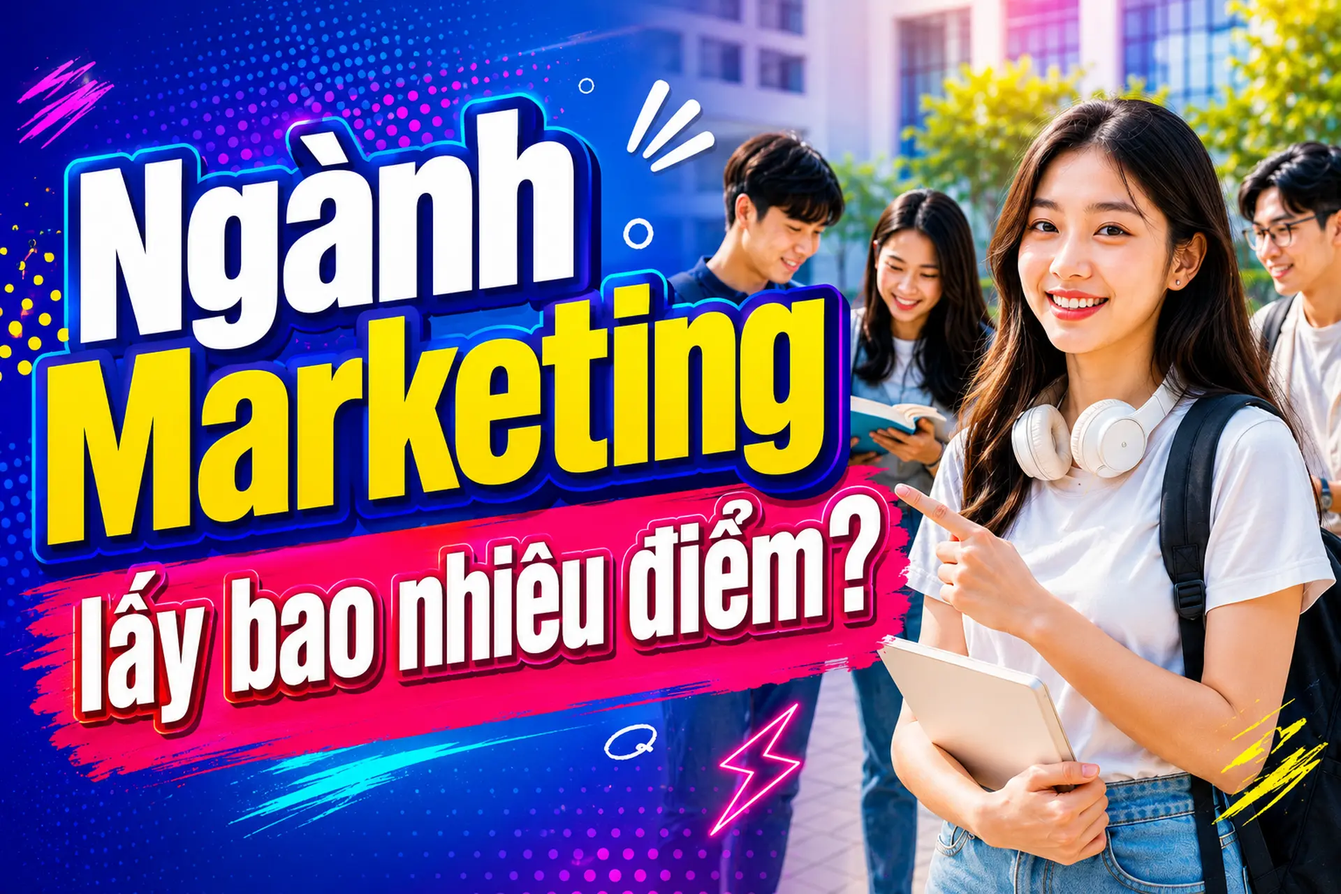 Ngành Marketing lấy bao nhiêu điểm? Cập nhật điểm chuẩn, tổ hợp xét tuyển và lưu ý khi đăng ký