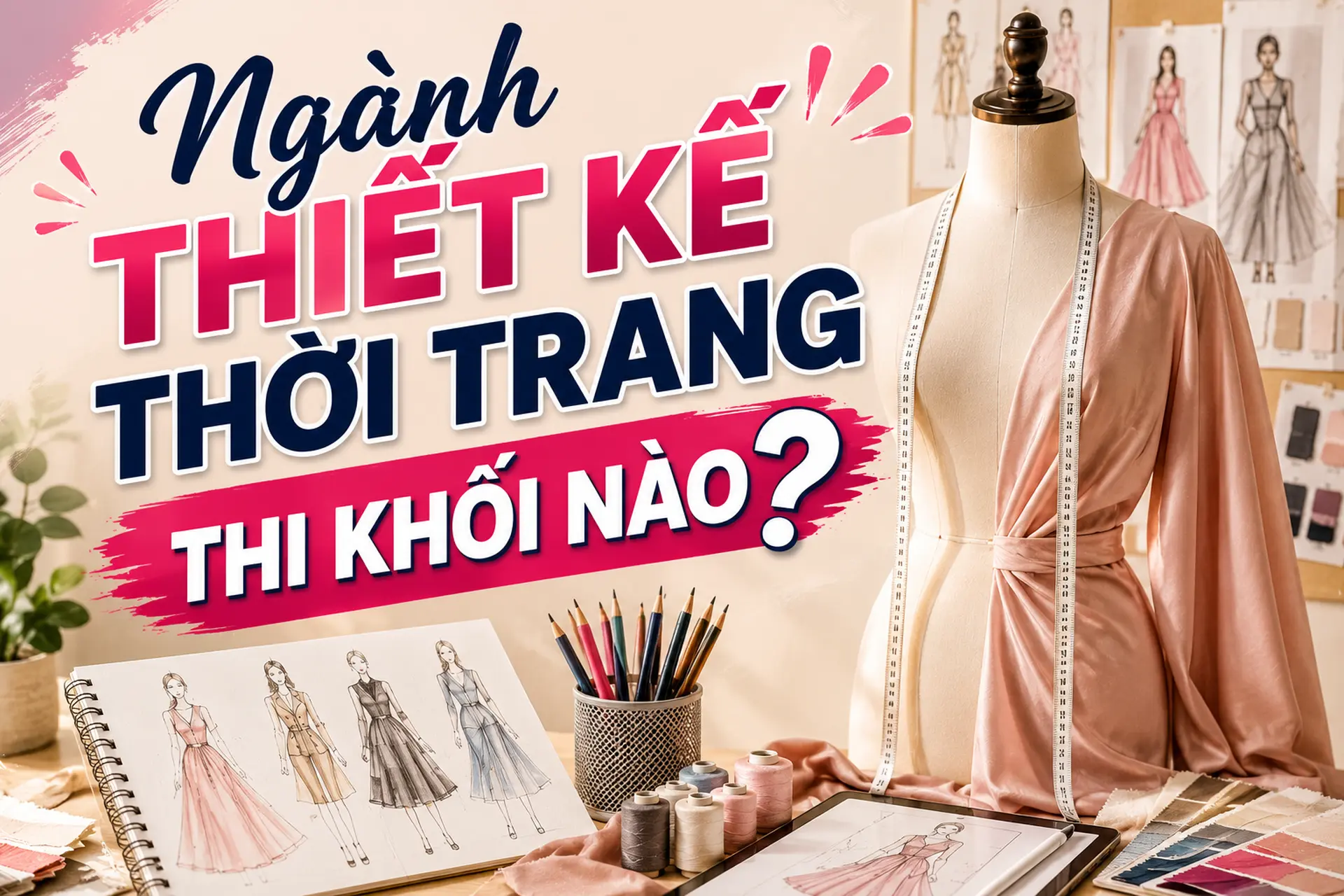 Ngành thiết kế thời trang thi khối nào? Cập nhật tổ hợp xét tuyển mới nhất