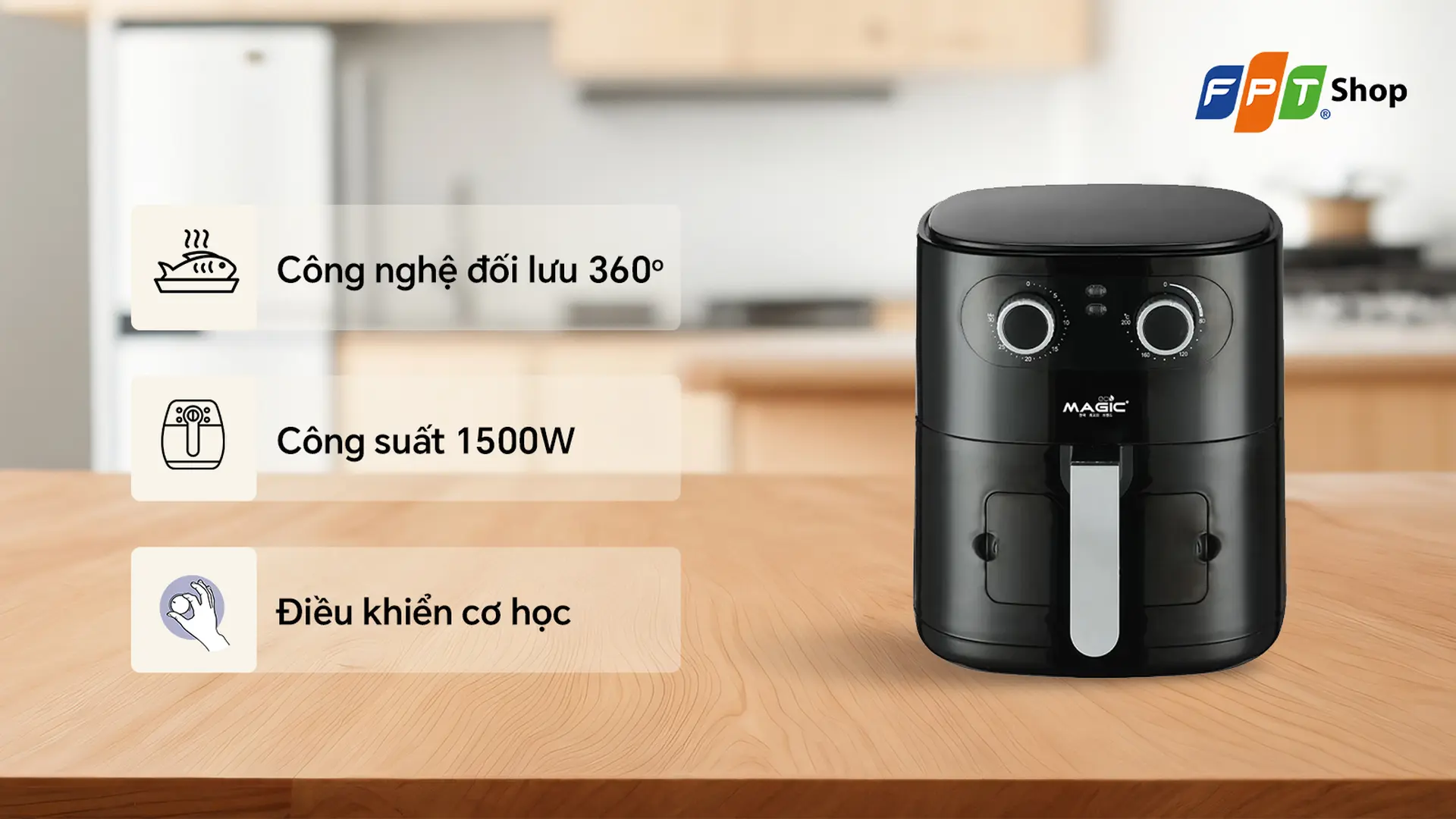 Nồi chiên không dầu Magic Eco 6 lít AC-126