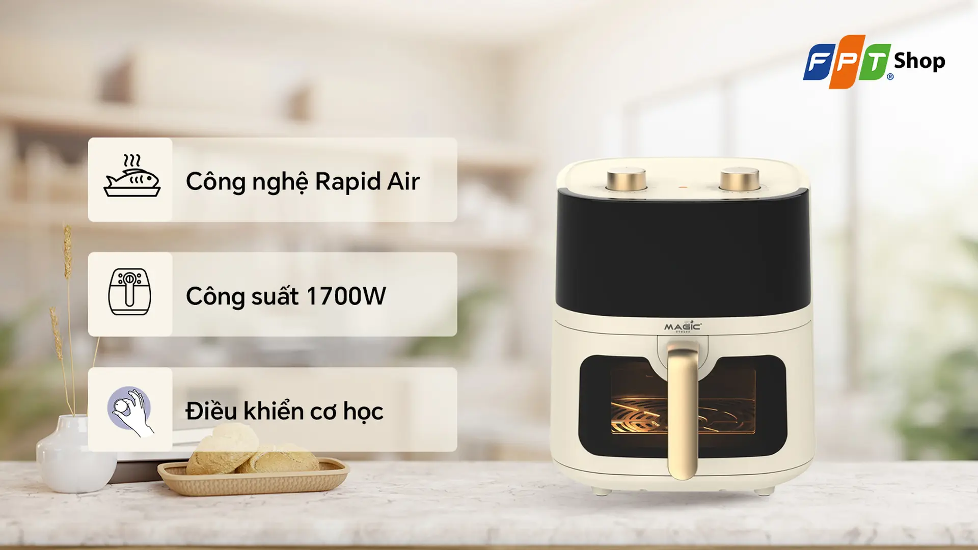 Nồi chiên không dầu Magic Eco 6 lít AC-161