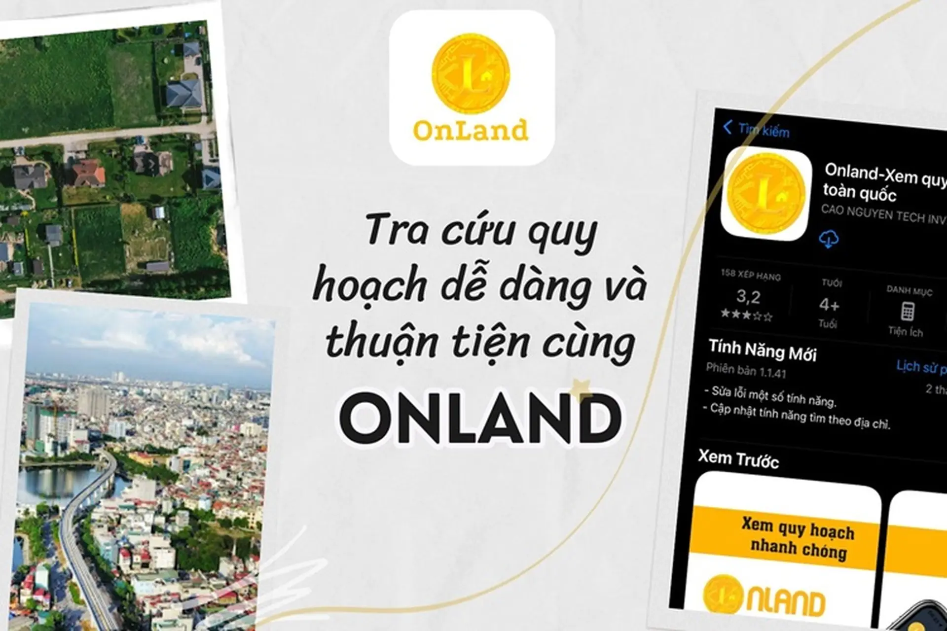Tải Onland: Giải pháp tra cứu quy hoạch toàn quốc thông minh, nhanh chóng, tiện lợi