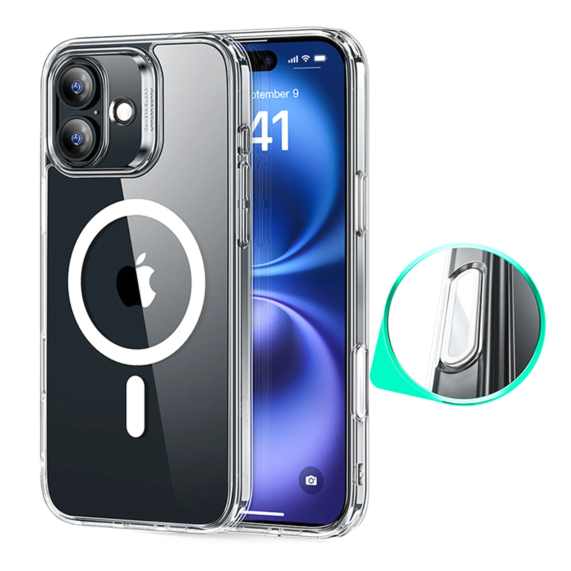 Ốp lưng magsafe iPhone 16 Plus nhựa cứng chống sốc ESR