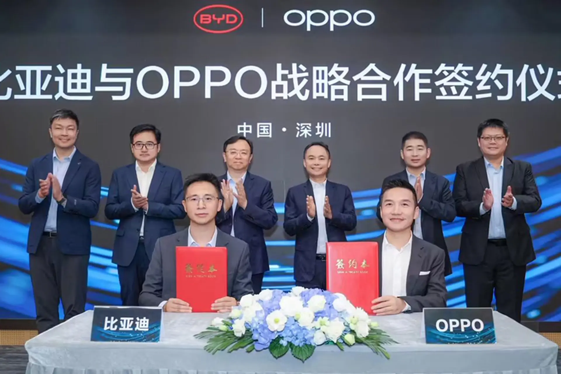 OPPO hợp tác với BYD để phát triển ô tô điện và AI