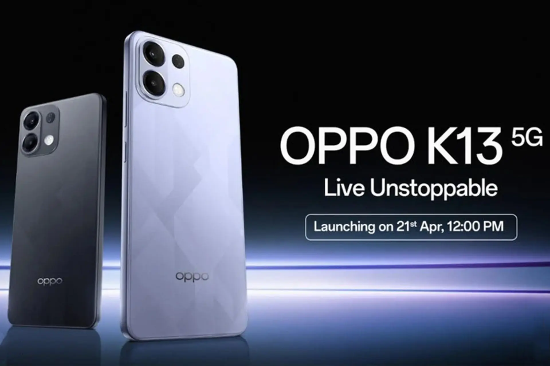 OPPO K13 5G ra mắt ngày 21/4: Siêu phẩm pin trâu, sạc nhanh 80W, hiệu năng bền bỉ