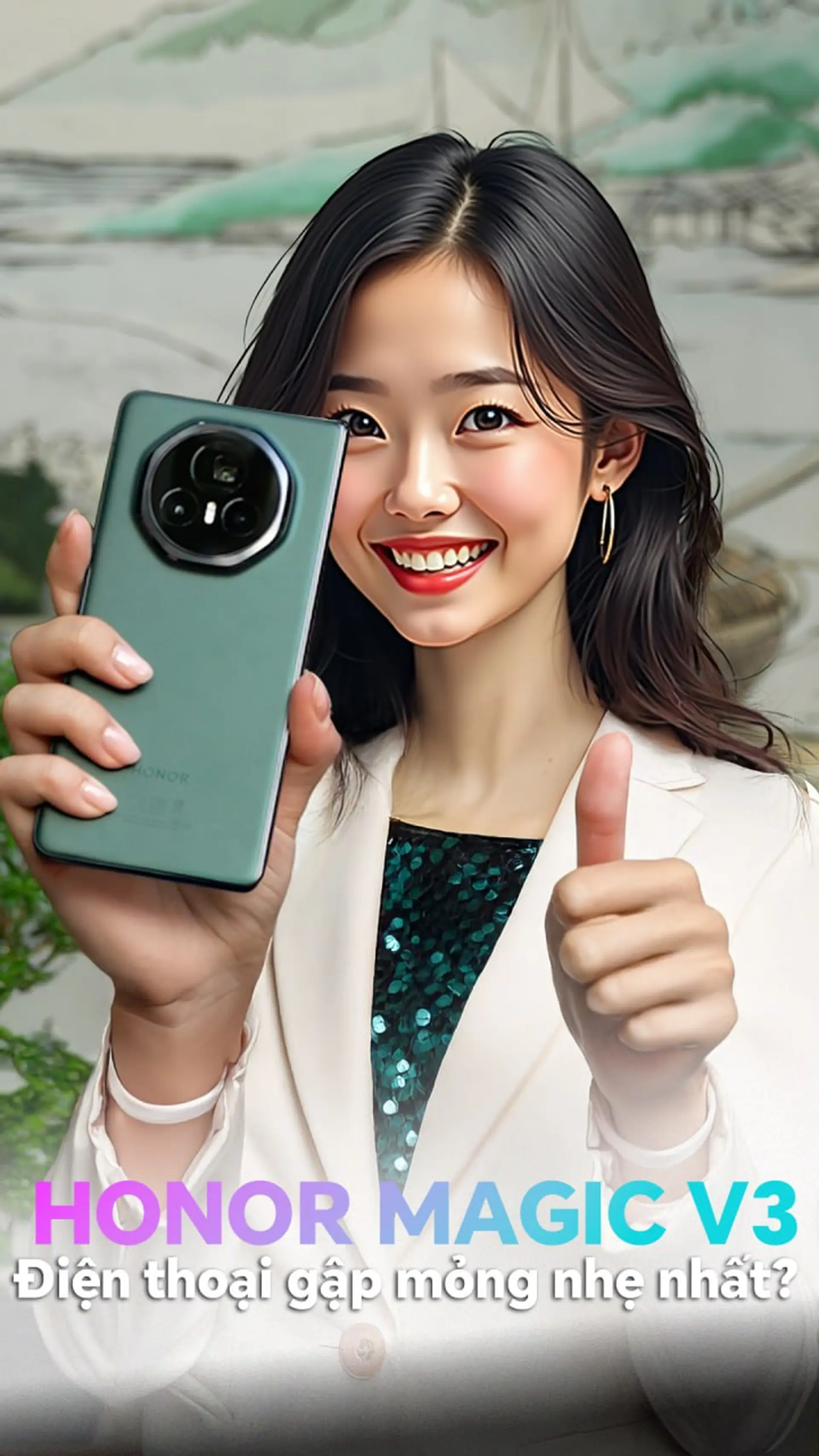 Honor Magic V3: Chiếc điện thoại GẬP MỎNG và NHẸ NHẤT???