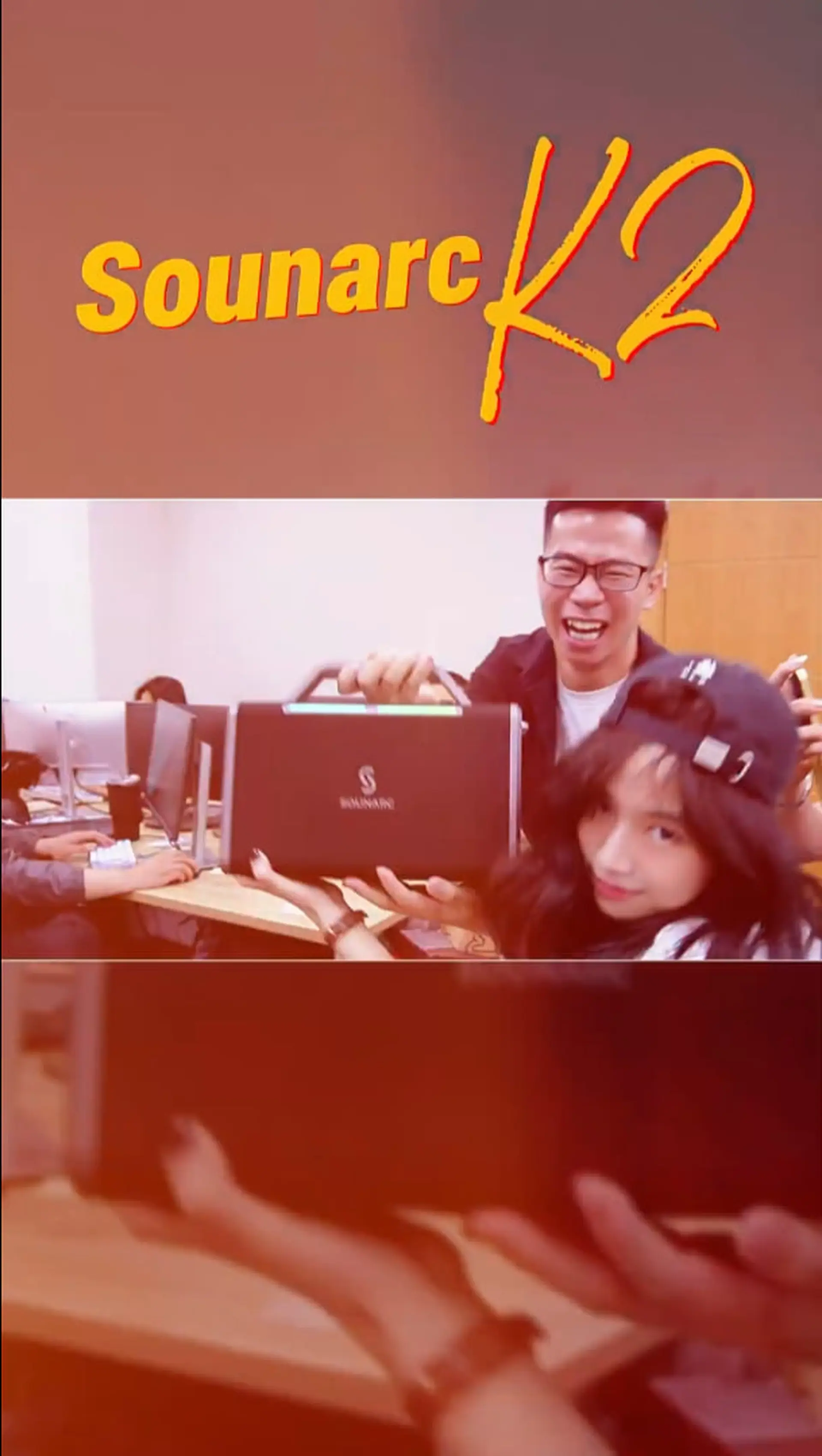 Loa Karaoke SOUNARC K2: Tích hợp quai xách và các nút điều khiển tiện lợi!!!