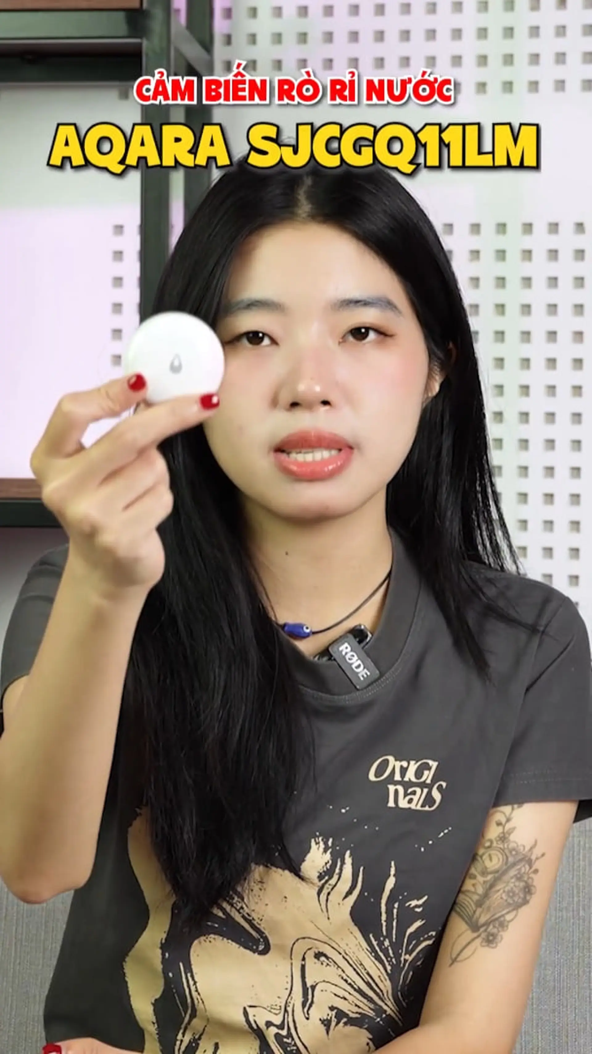 Cảm biến rò rỉ nước Aqara SJCGQ11LM: Thiết kế nhỏ gọn, dễ dàng lắp đặt mọi nơi