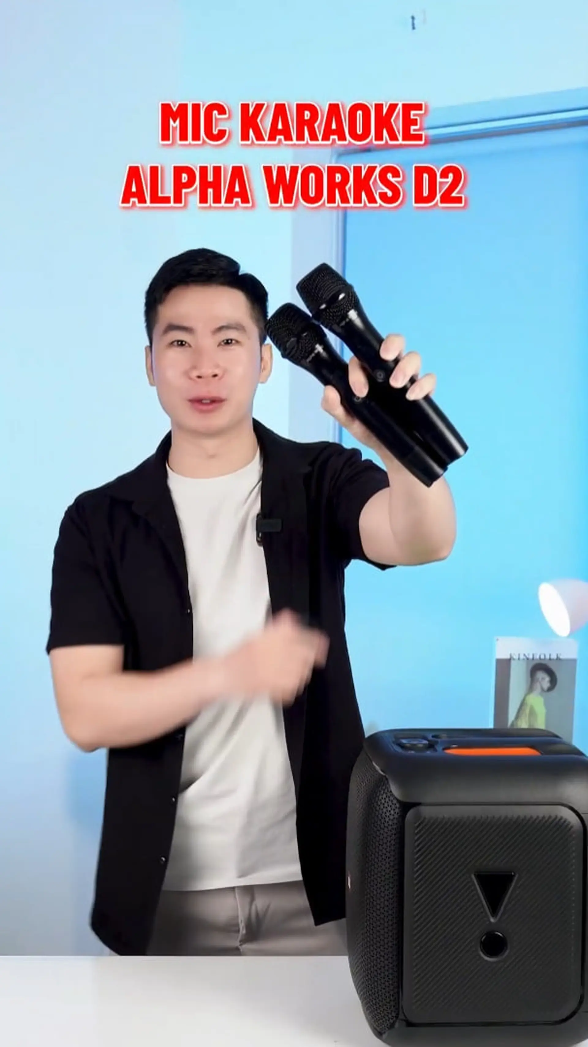 Review Mic Karaoke Alpha Works D2, ngon bổ rẻ, thu tiếng tốt, chất âm trong trẻo!!!