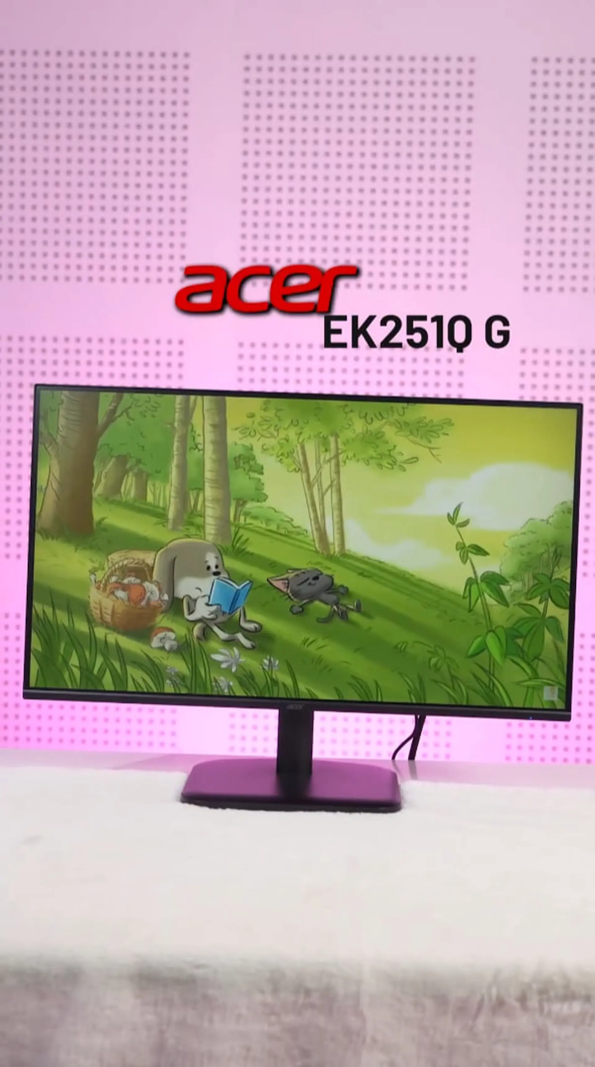Trên tay màn hình Acer EK251Q G: Màn xịn giá tốt, build chắc chắn, có 120Hz quẩy Game thả ga!!!