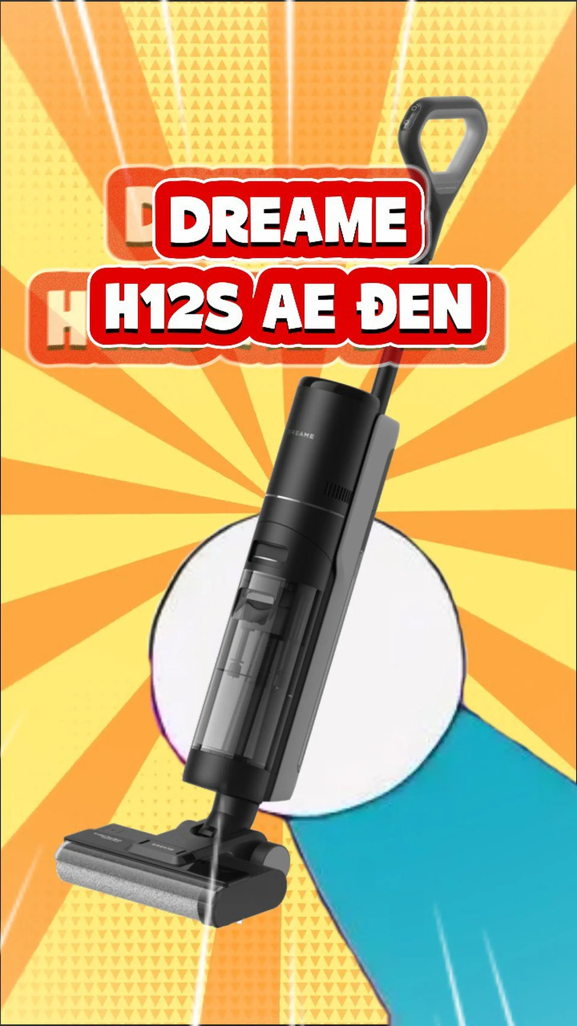 Máy hút bụi lau nhà Dreame H12S AE: Trợ thủ đắc lực trong việc dọn dẹp và vệ sinh nhà cửa