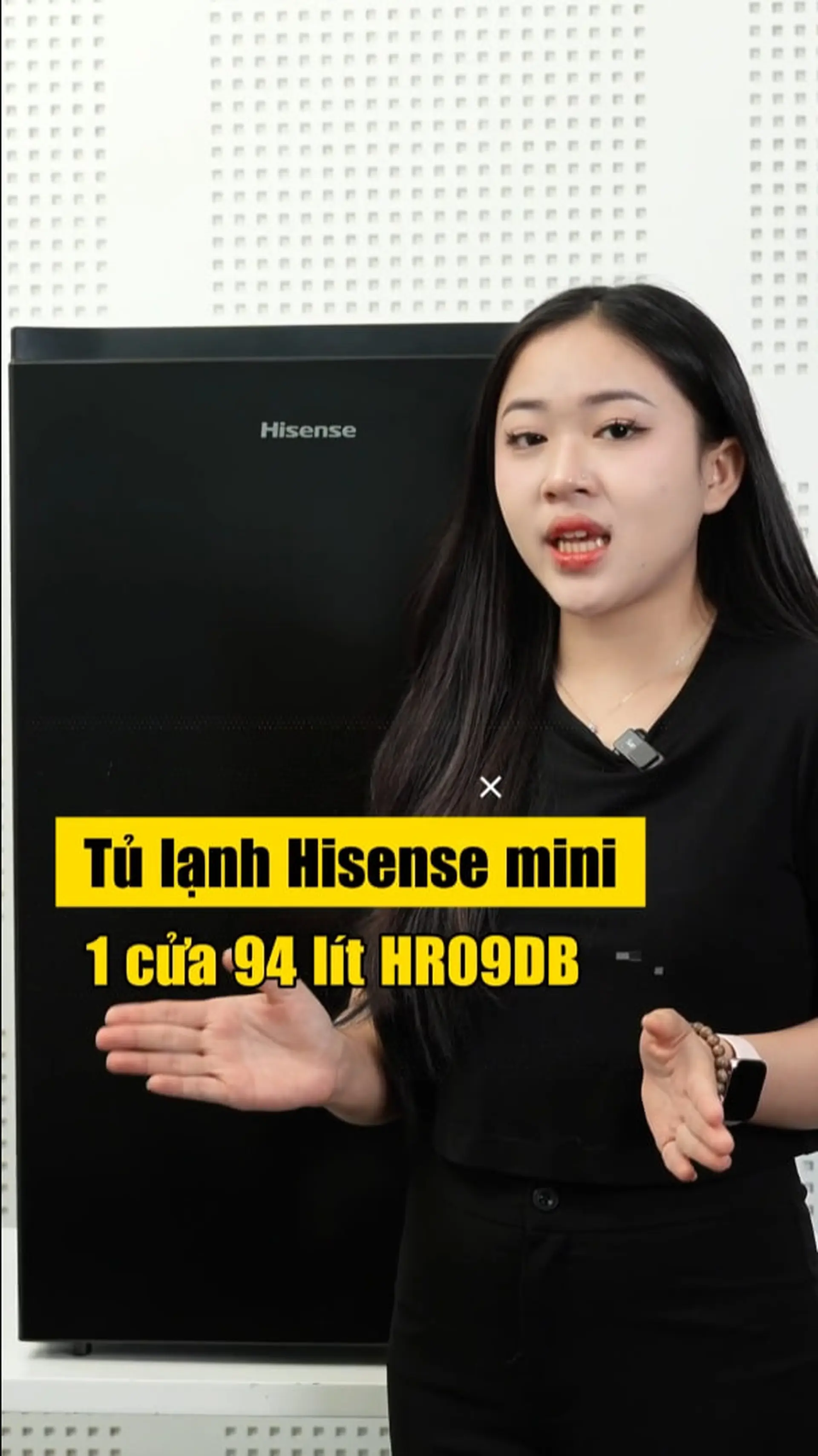 Tủ lạnh Hisense 94 lít HR09DB: Giải pháp tối ưu dành cho không gian nhỏ, HSSV rất thích luôn nha!!!