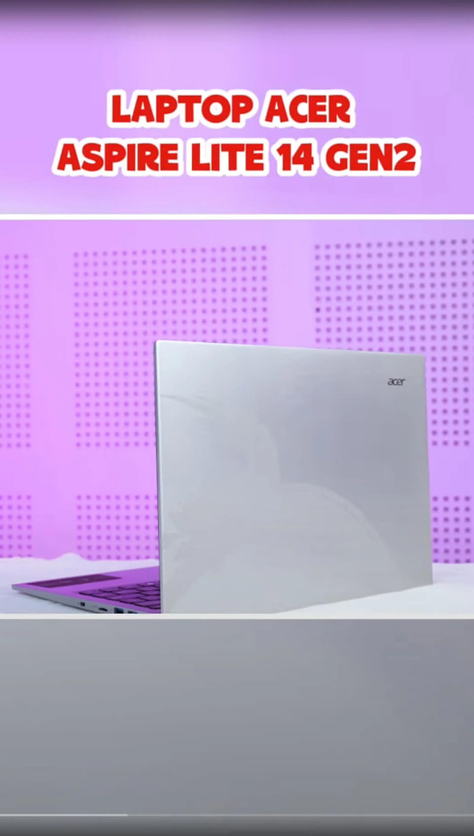 LAPTOP ACER ASPIRE LITE 14 GEN 2 - HIỆU NĂNG ỔN, GIÁ TỐT, DUNG LƯỢNG LƯU TRỮ CAO #fptshop #shorts