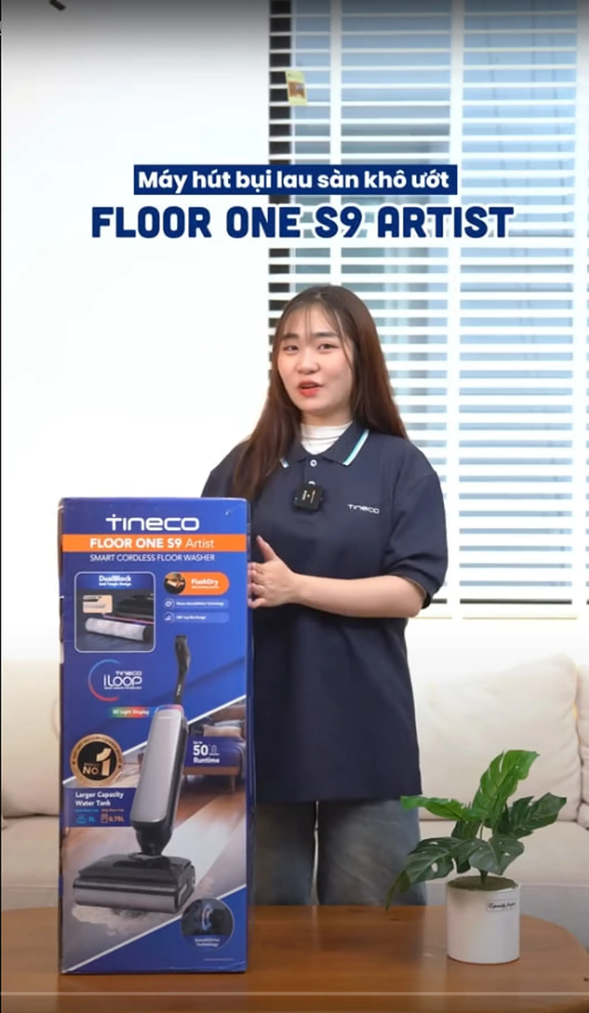 Tineco Floor One S9 Artist: Giải pháp làm sạch sàn nhà hiệu quả nhanh chóng!!!
