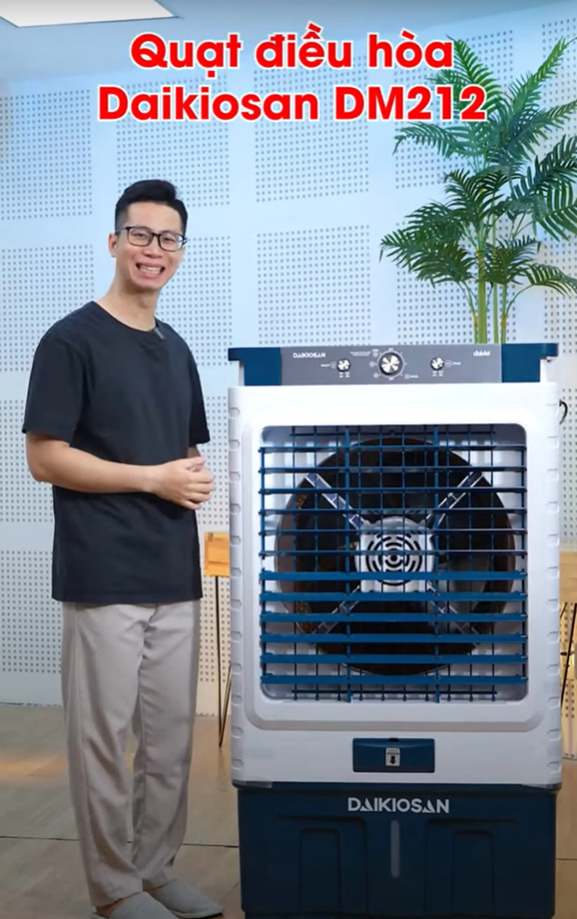 Quạt điều hòa Daikiosan DM212, Thiết kế hiện đại, công nghệ làm mát tiên tiến