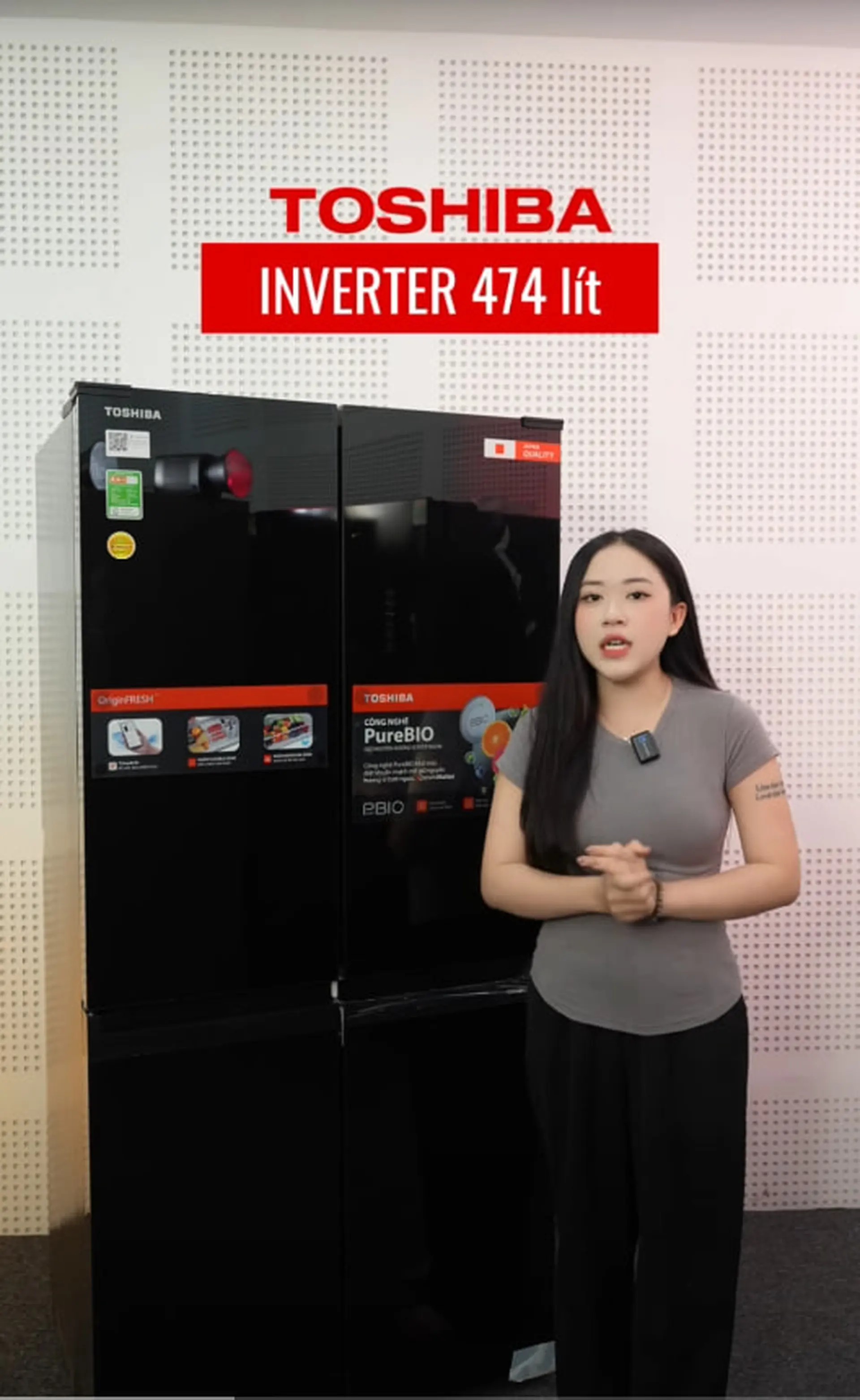Toshiba Inverter 474 lít GR-RF611WI-PGV(22)-XK