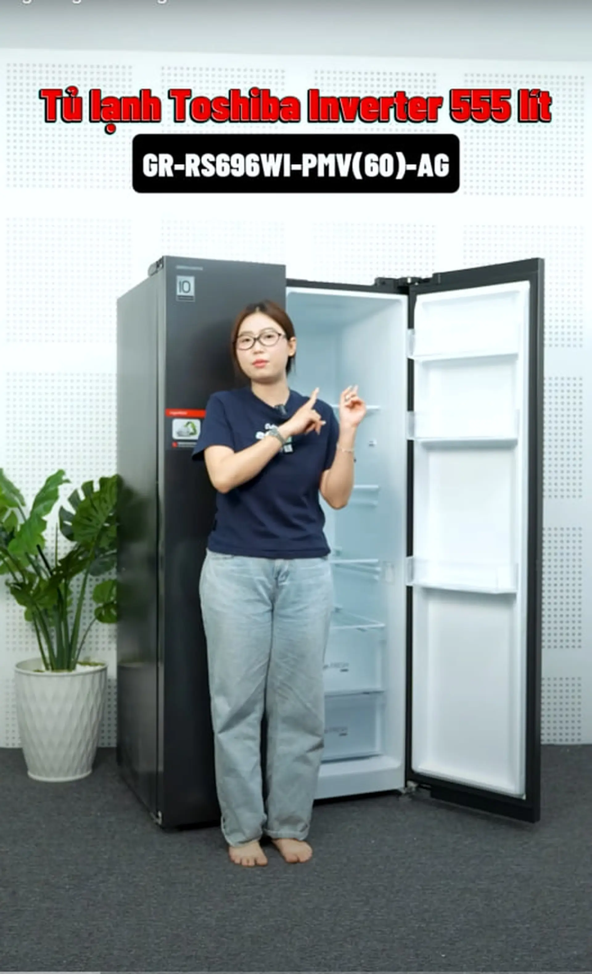 Toshiba Inverter 555 lít GR-RS696WI-PMV(60)-AG