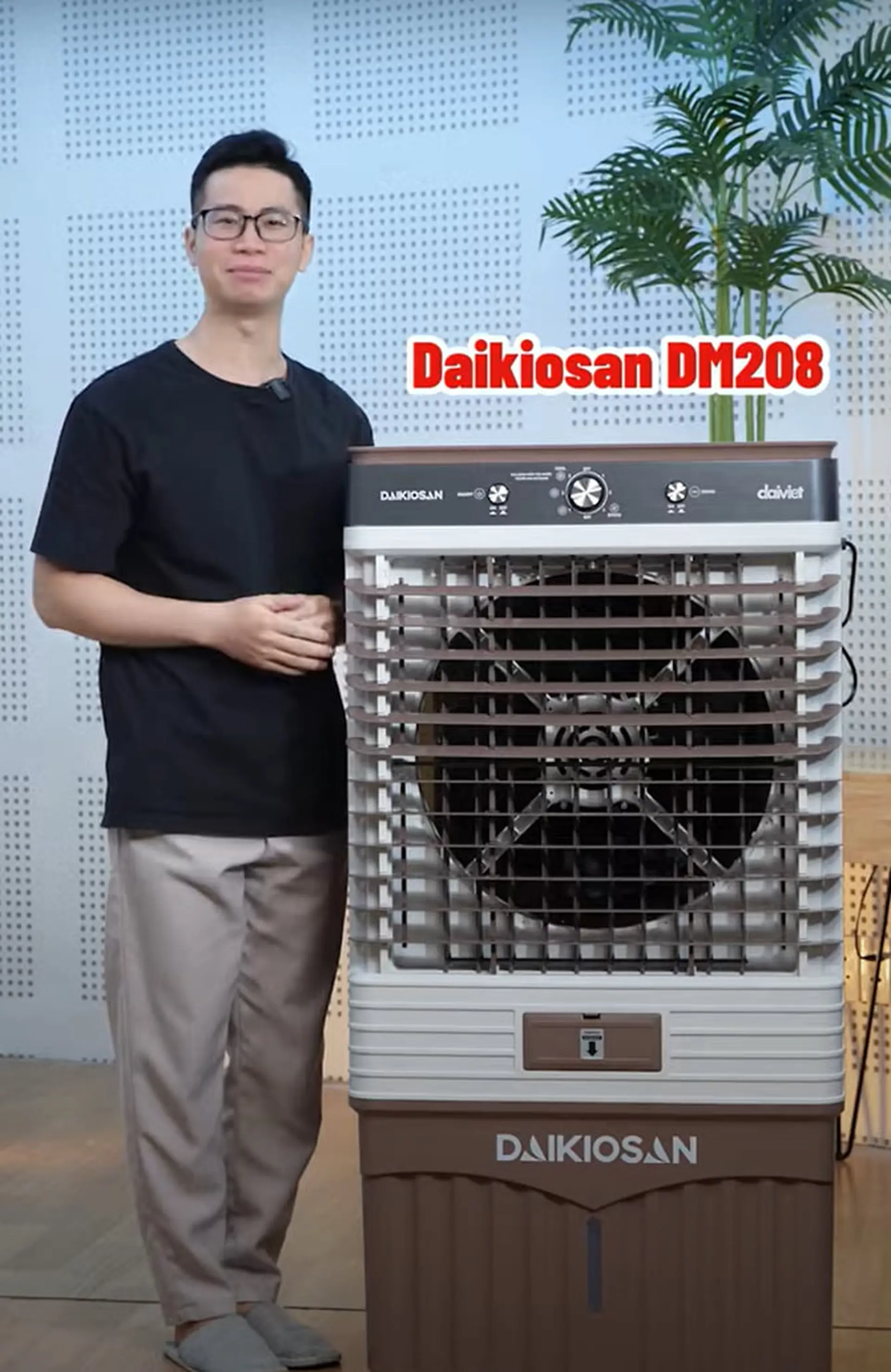 Máy làm mát không khí Daikiosan DM208, Công suất mạnh, phù hợp không gian rộng