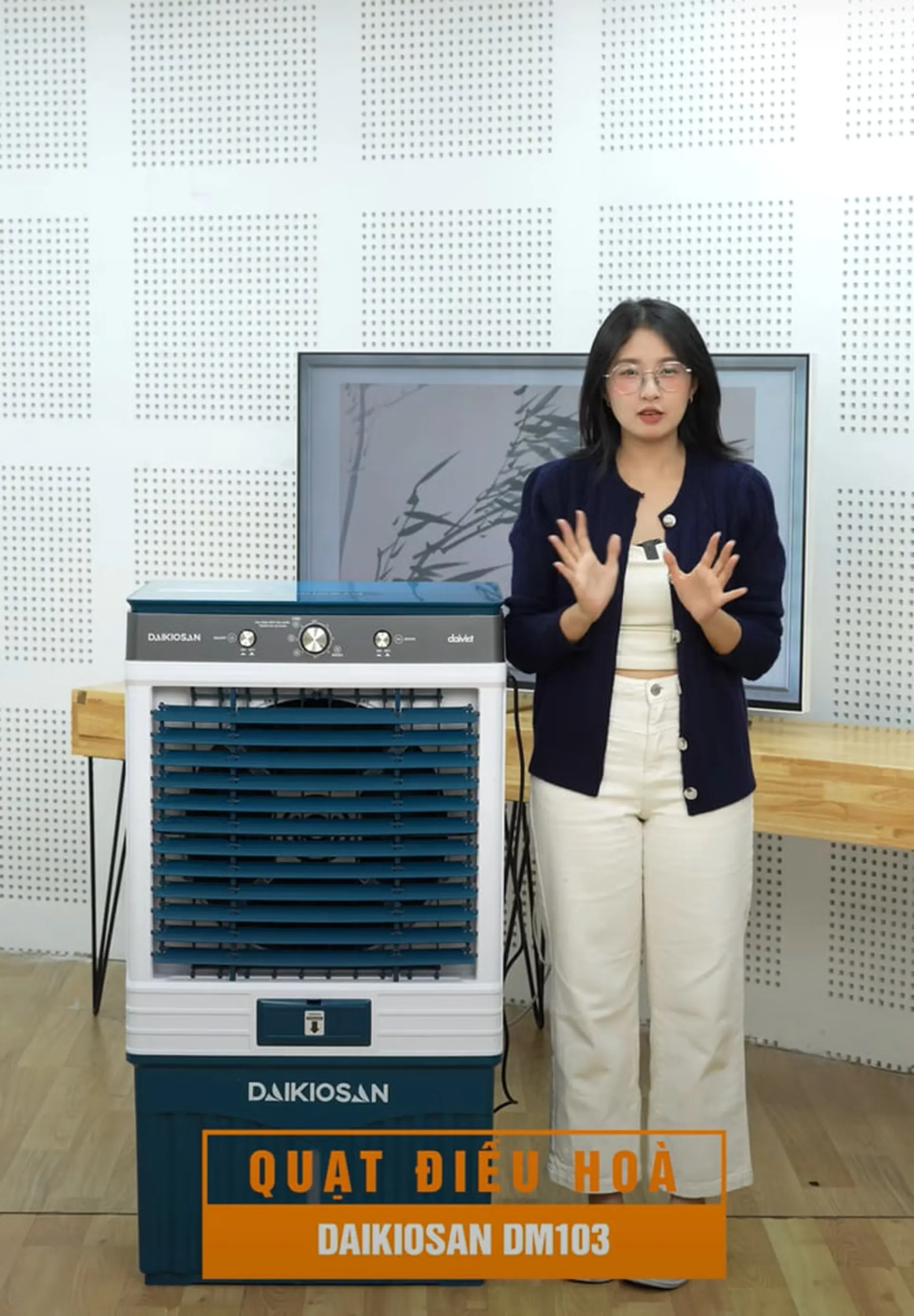 Quạt điều hòa Daikiosan DM103 175W -  Làm mát tối ưu, vận hành bền bỉ #nhaminh