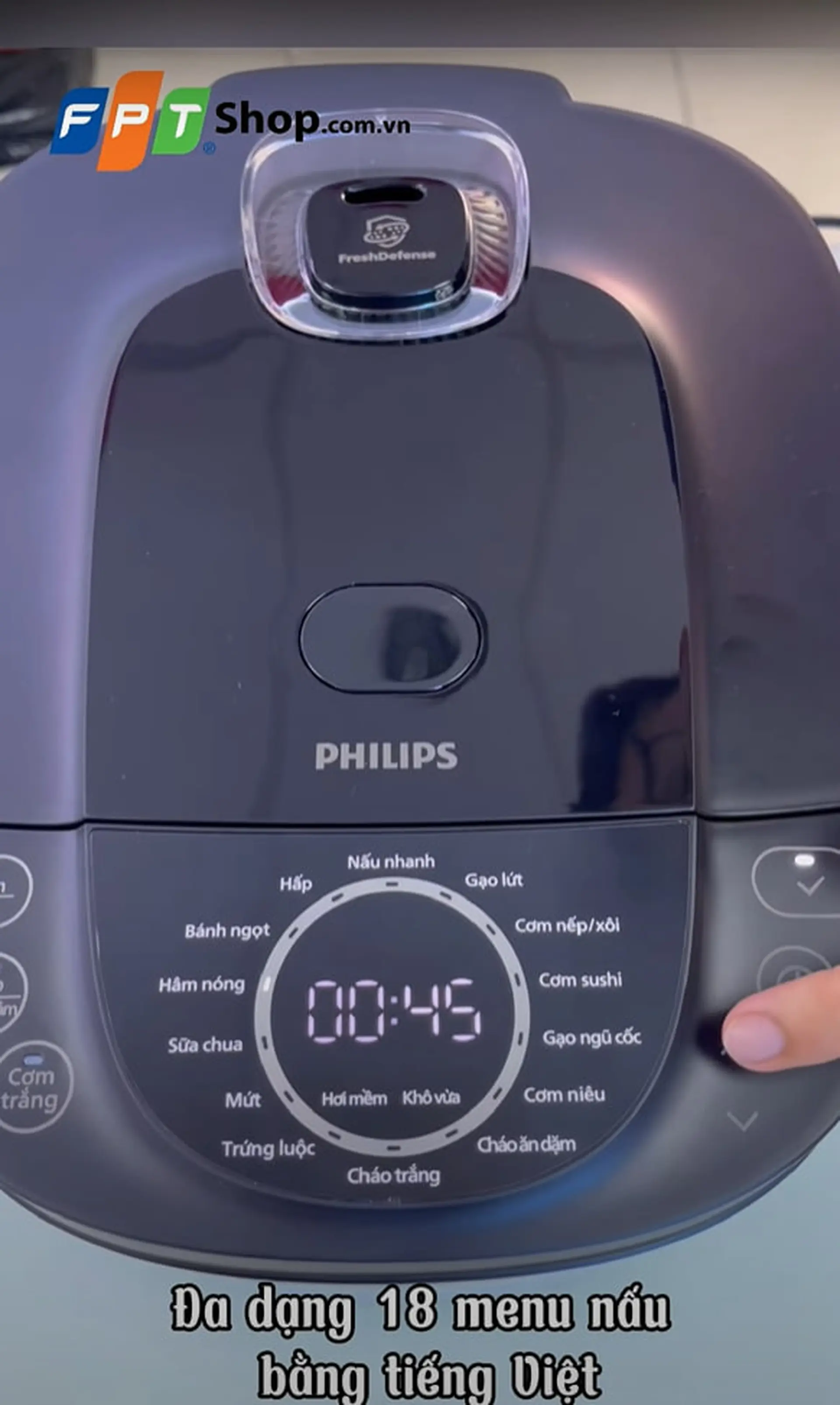 Nồi cơm điện tử Philips 1.8 lít HD4814/31