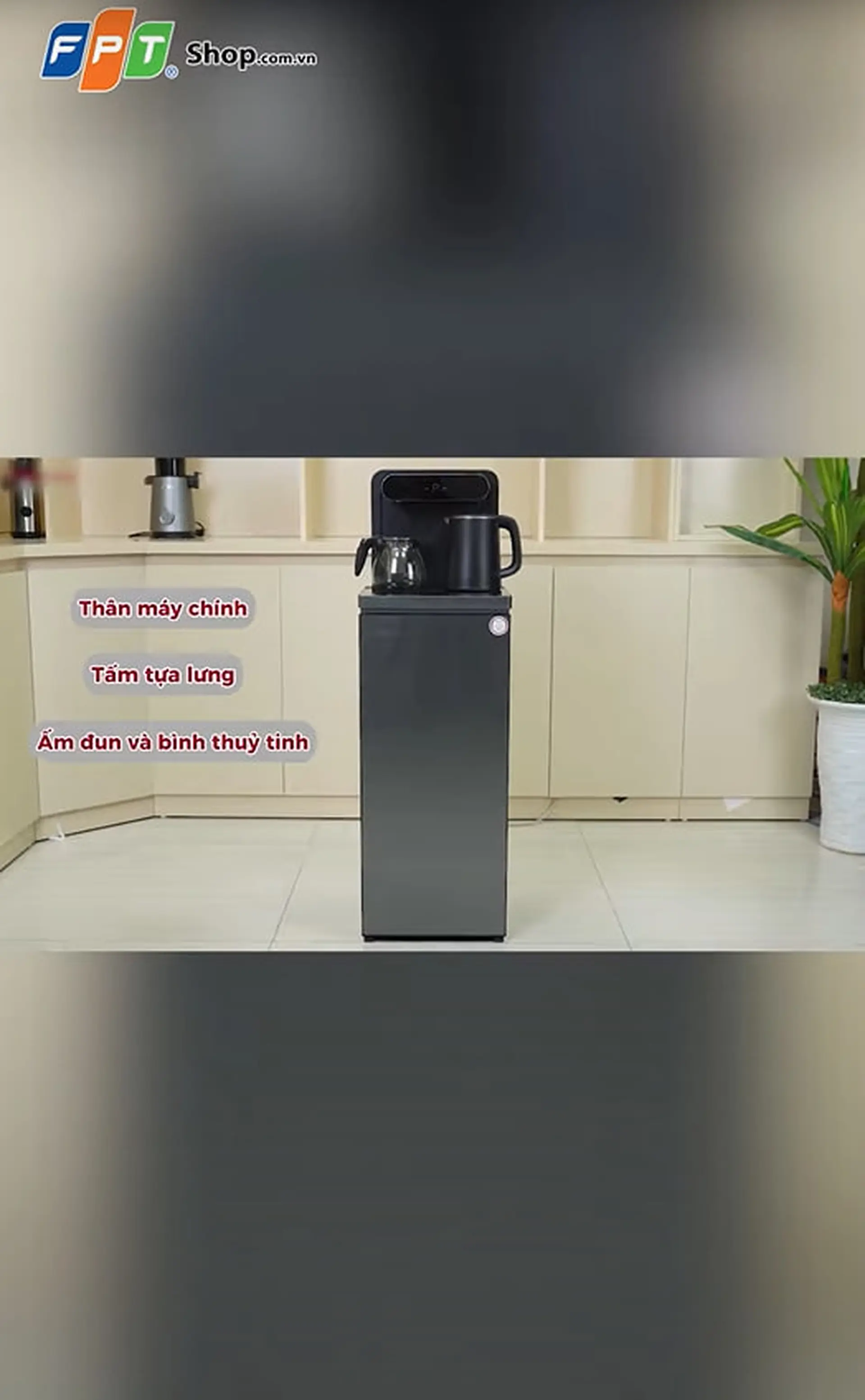 Cây nước nóng lạnh hút bình Fujihome TB392