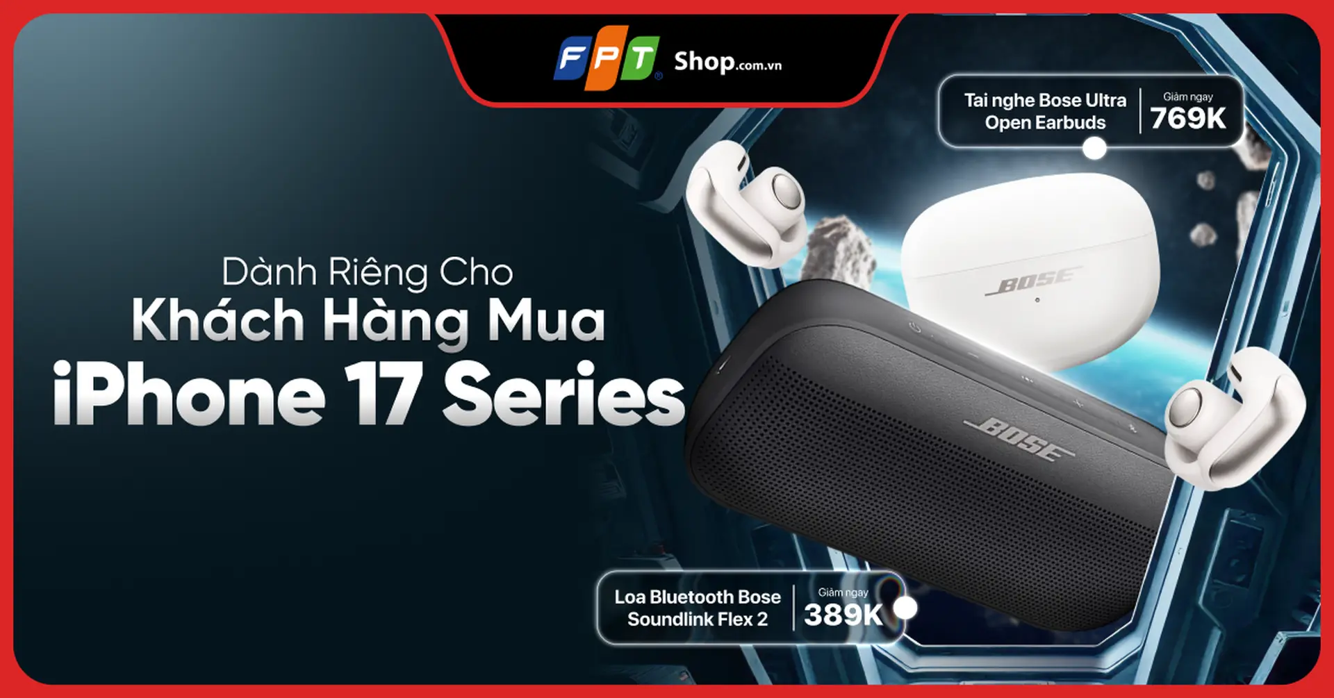 Ưu đãi Bose siêu lời khi mua iPhone 17 và iPhone Air: Deal âm thanh không nên bỏ lỡ
