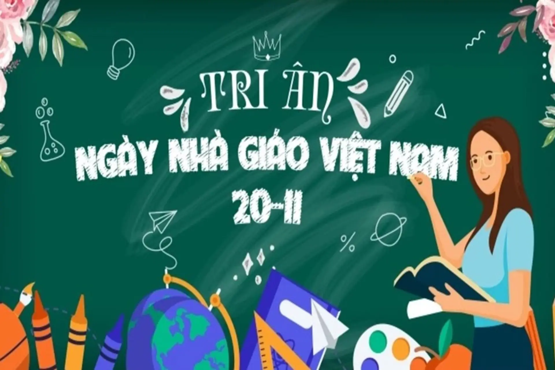 Hàng trăm mẫu poster 20/11 đẹp mắt, đa dạng phong cách - Lựa chọn hoàn hảo cho lời tri ân thầy cô