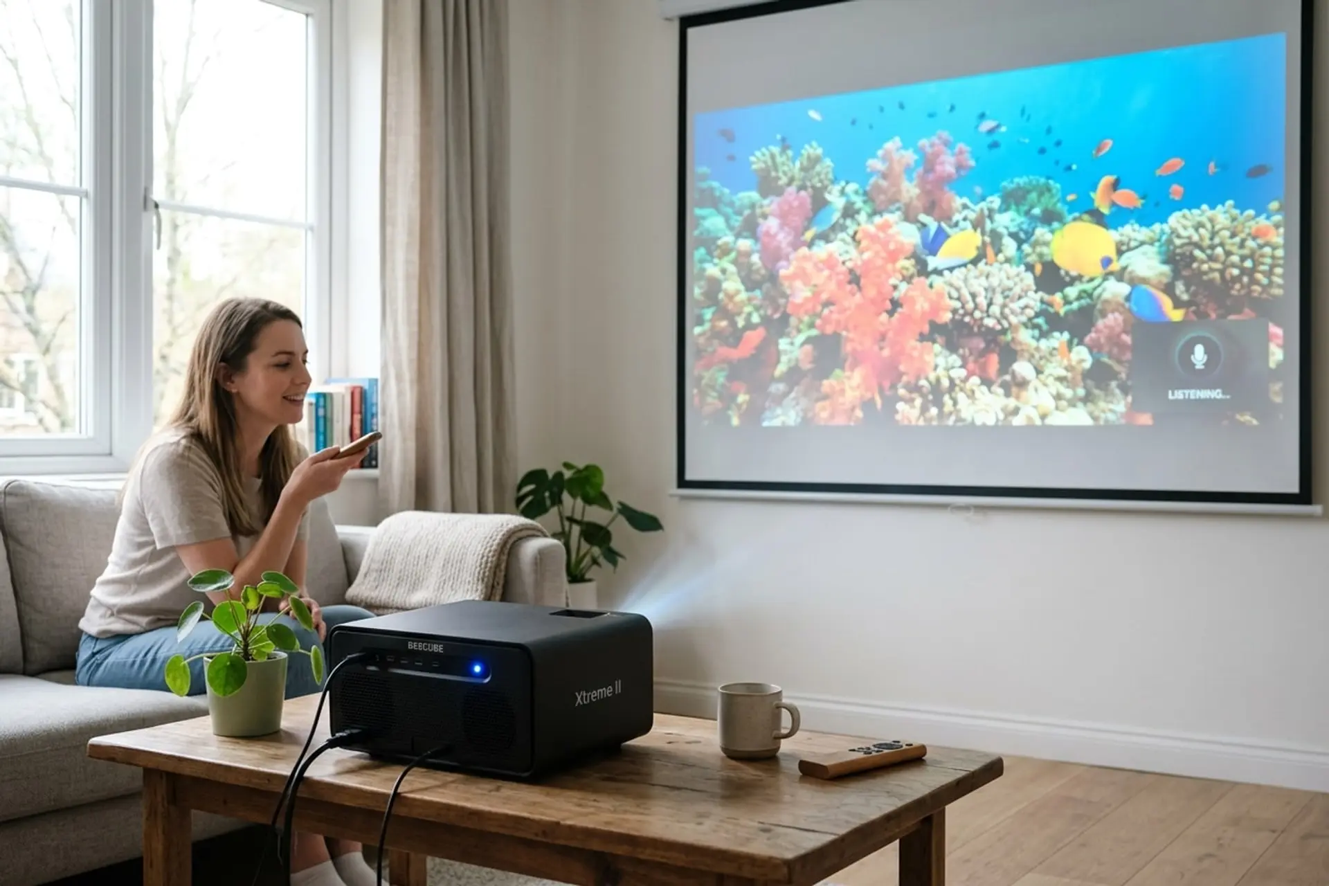 Máy chiếu nào tốt cho phòng khách? Tiêu chí lựa chọn phù hợp và các mẫu máy chiếu nổi bật