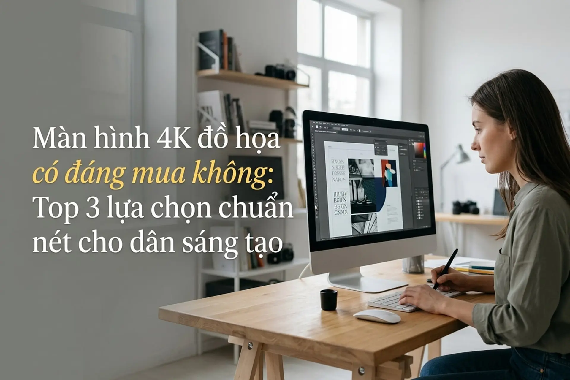 Màn hình 4K đồ họa có đáng mua không? Top 3 lựa chọn chuẩn nét cho dân sáng tạo