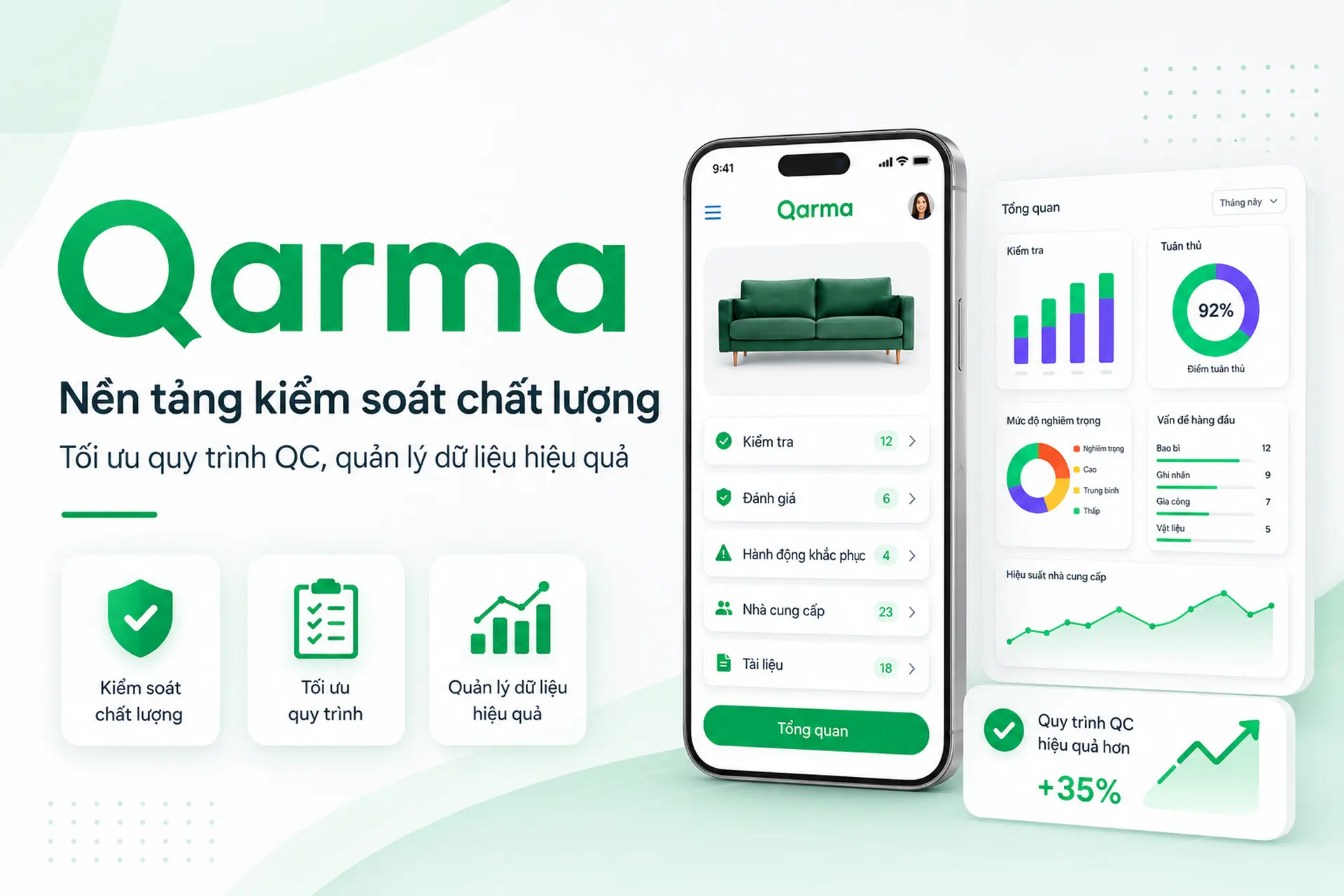 Qarma: Nền tảng kiểm soát chất lượng giúp tối ưu quy trình QC và quản lý dữ liệu hiệu quả hơn