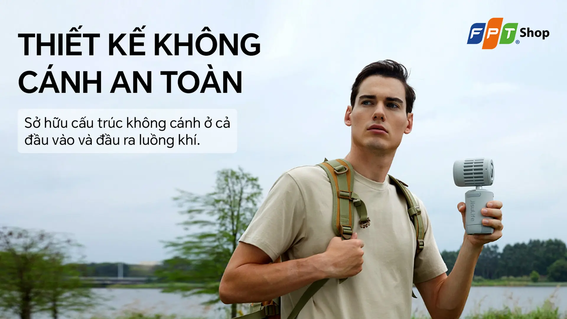 Quạt sạc đa năng Jisulife 10 cánh Ultra 1 54W 13500mAh